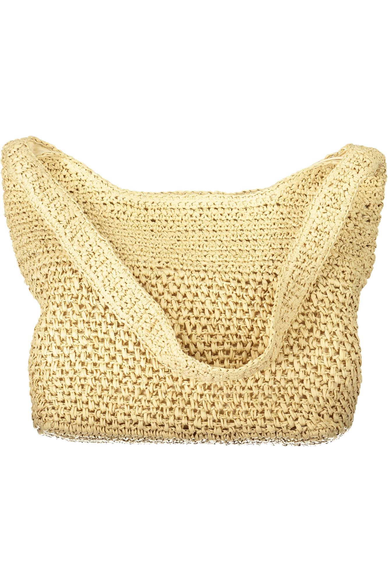 TWINSET Umhängetasche, Beige Schultertasche mit Stickerei und Kontrasten – Elegante Details