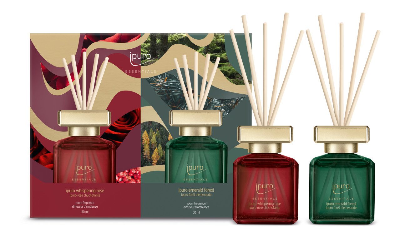 IPURO Raumduft Ipuro Raumduft Essentials rose & forest 2 x 50 ml