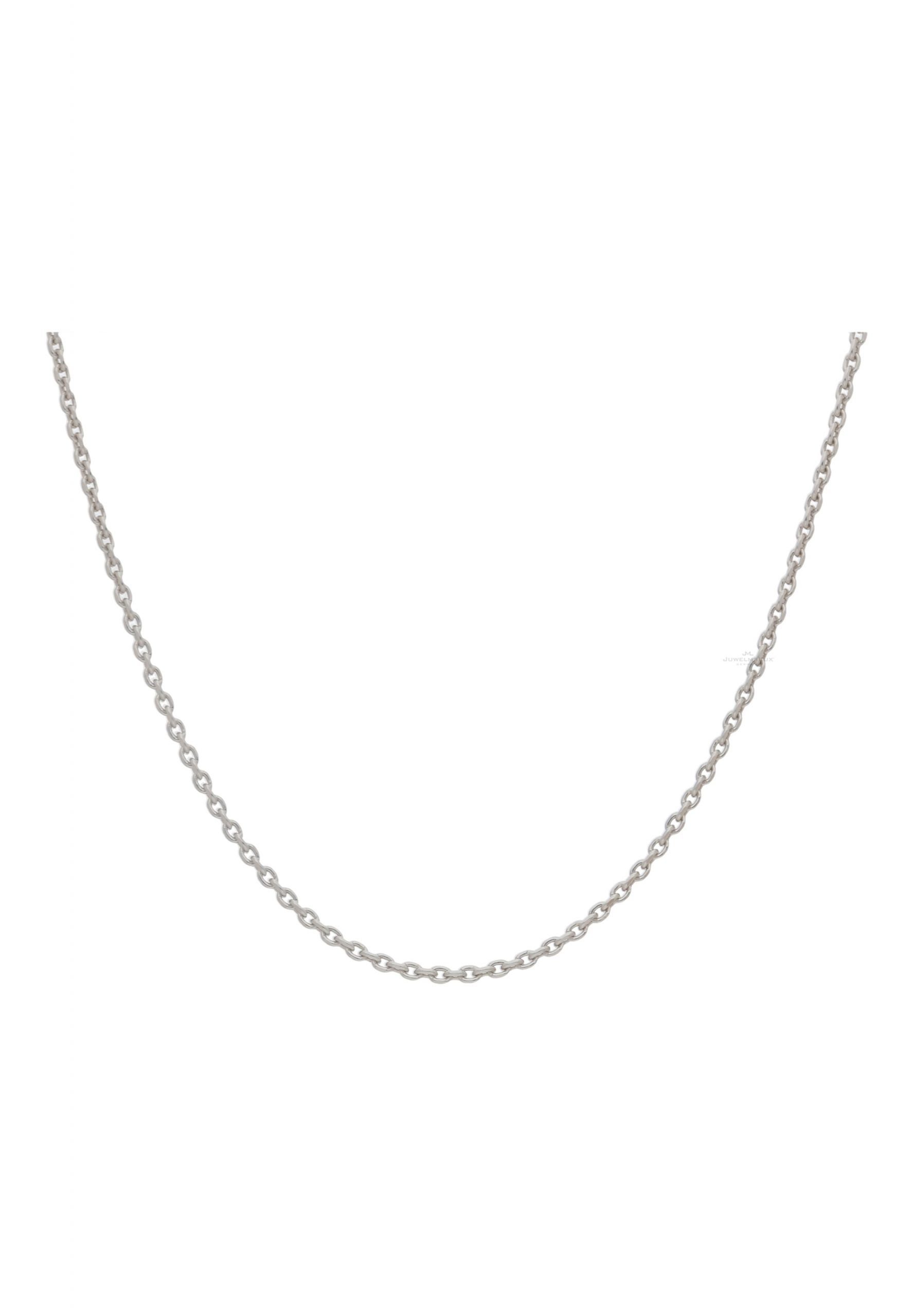 JuwelmaLux Collier Collier Silber Ankerkette diamantiert 45 cm (1-tlg), Damen Collier Silber 925/000, inkl. Schmuckschachtel