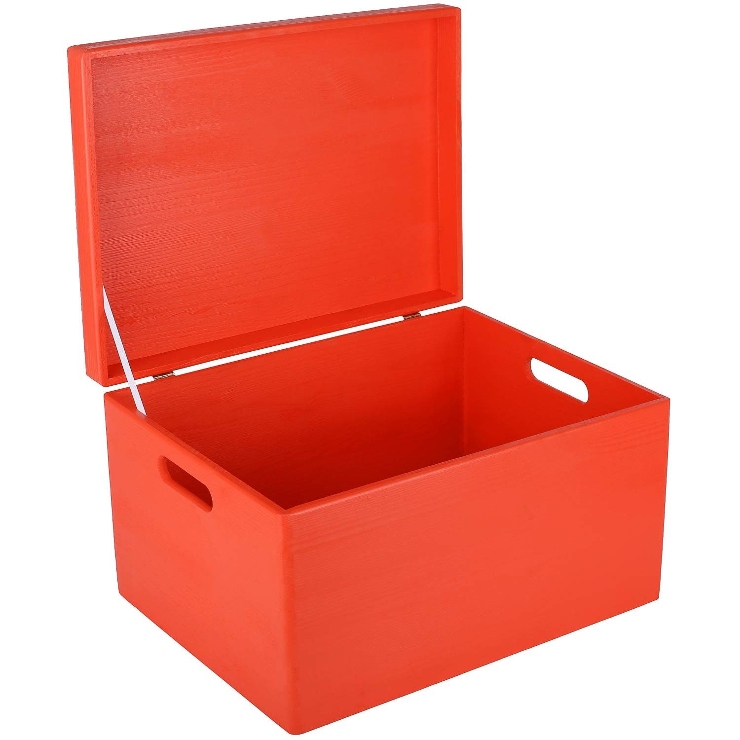 Creative Deco Holzkiste mit Deckel XXL 40x30x24 cm Erinnerungsbox Baby