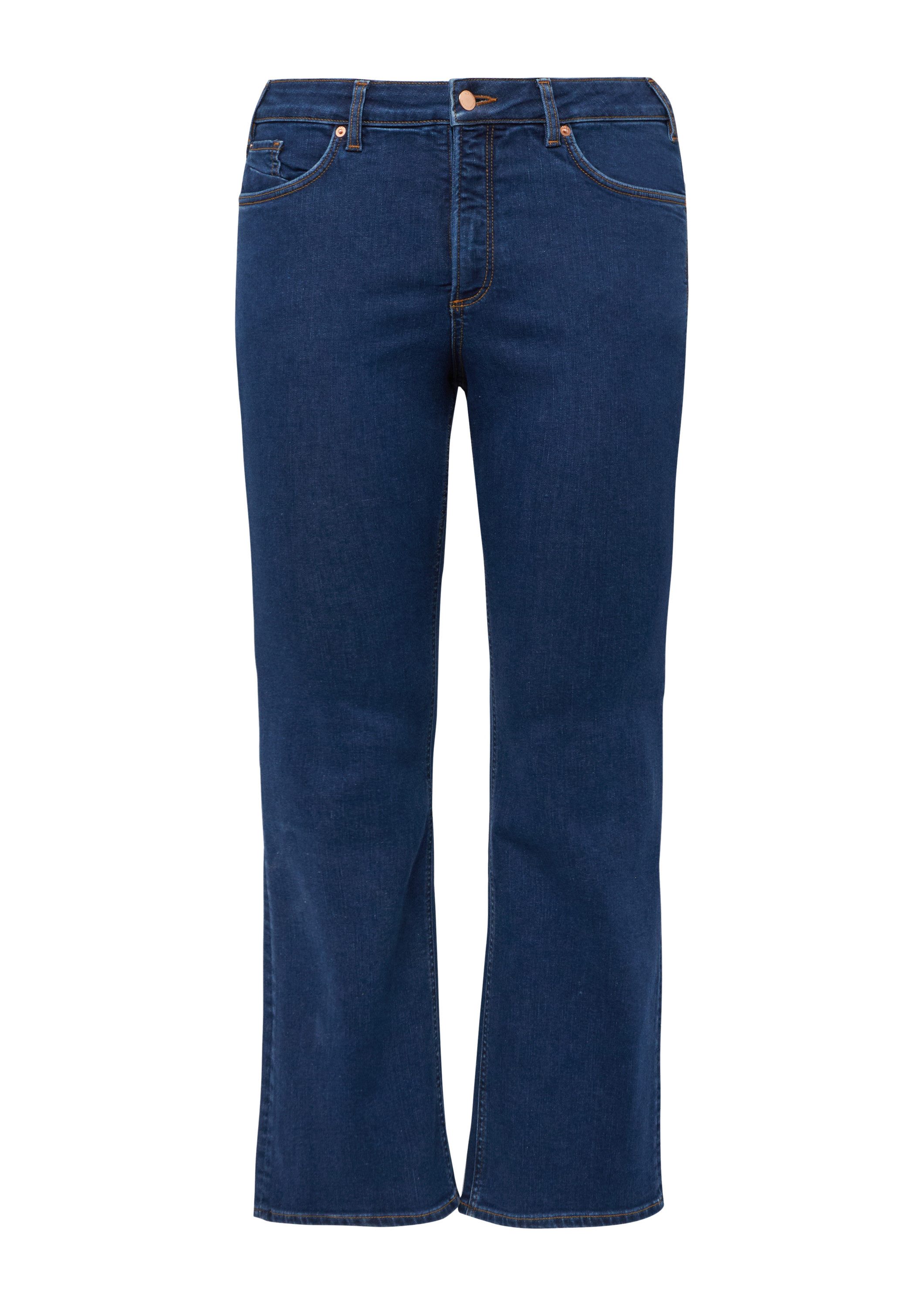 QS Bootcut-Jeans Jeans-Hose Jeans / Slim Fit / Mid Rise / Bootcut Leg