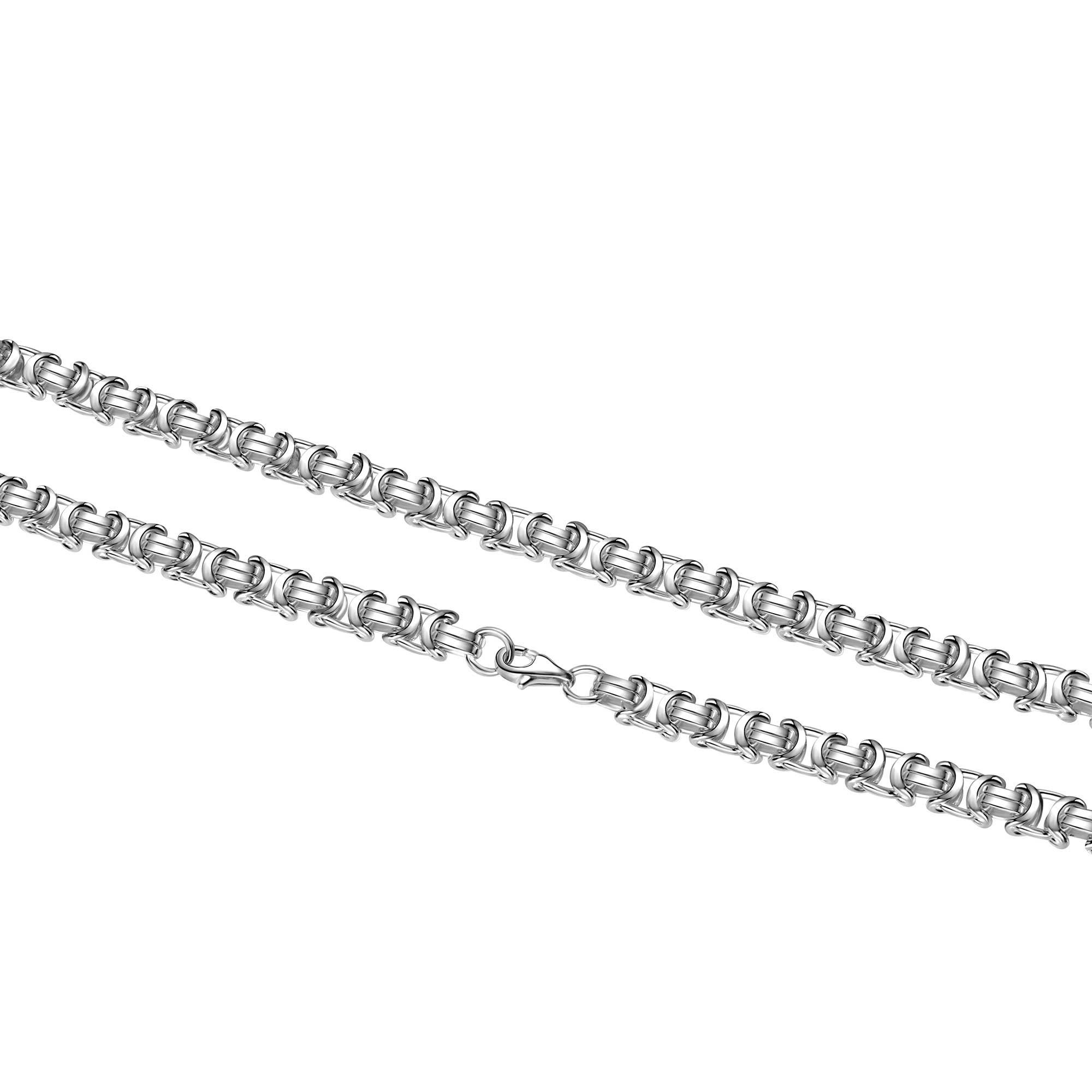 weiß cm Etruskerkette 925/- Silber Collierkettchen 55 Sterling Vivance