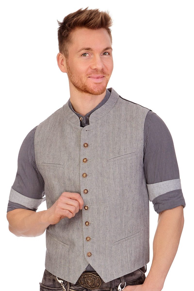 Hammerschmid Trachtenweste Trachtenweste - NIKLAS - mittelgrau, mittelblau