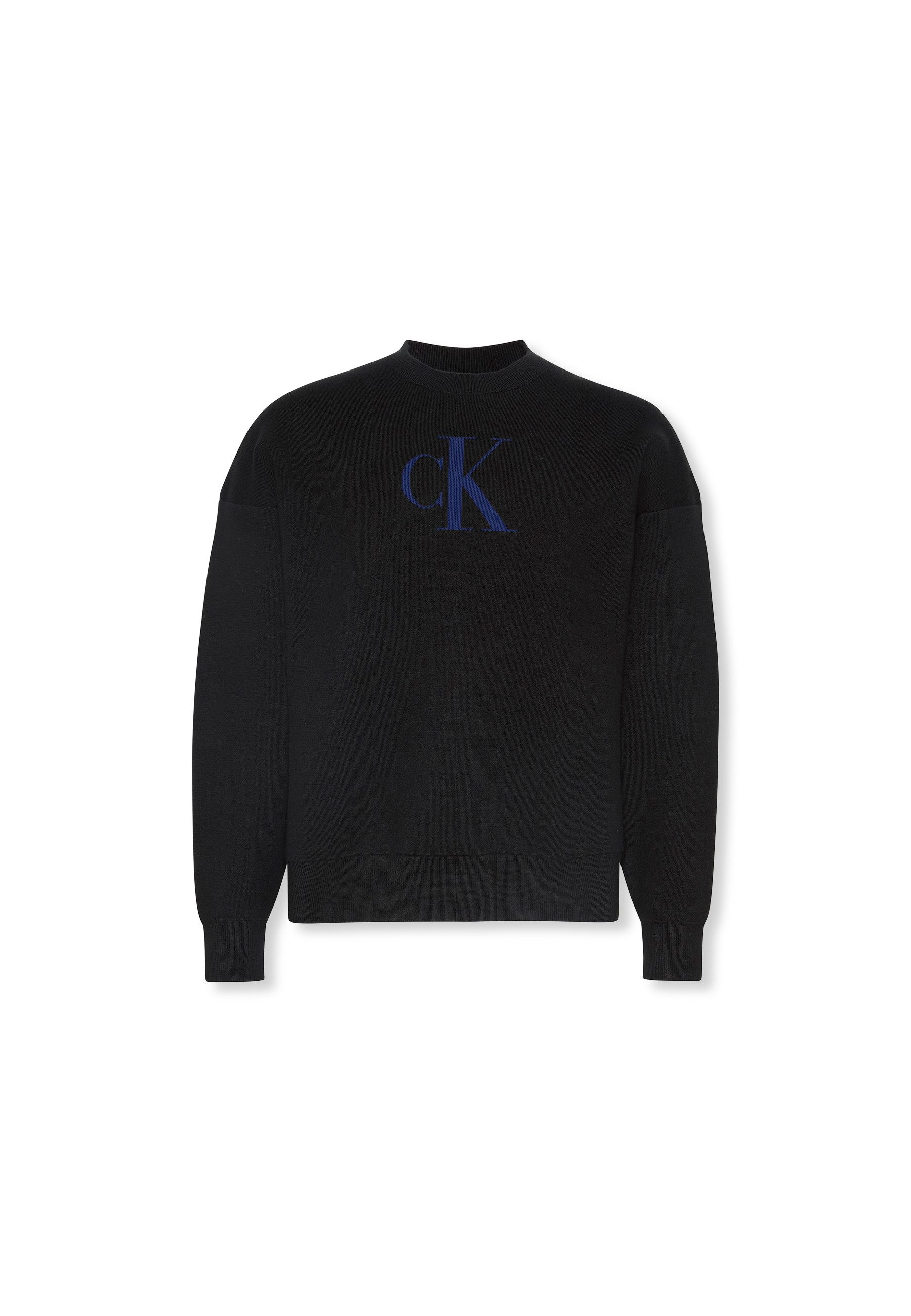 Rundhalspullover LS CTTN CASHMERE 3D LOGO CRWNK S