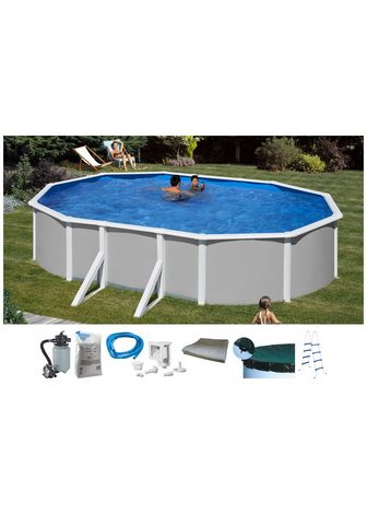 MYPOOL Комплект: бассейн 7-tlg. BxLxH: 375x73...