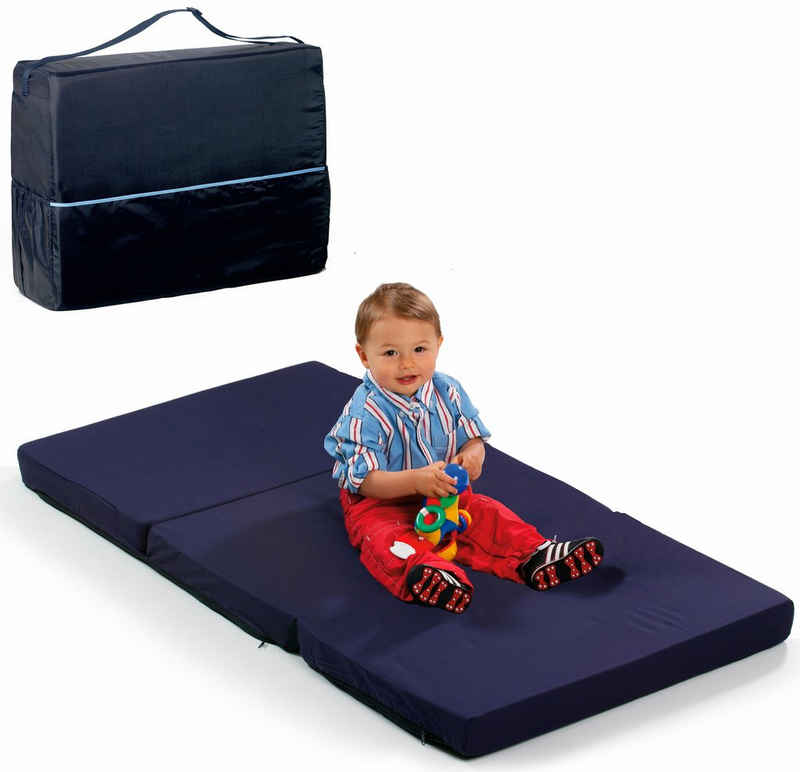 Klappmatratze »FUN FOR KIDS, Sleeper Uni Navy, 60x120 cm«, Hauck, 6 cm hoch, inklusive Transporttasche