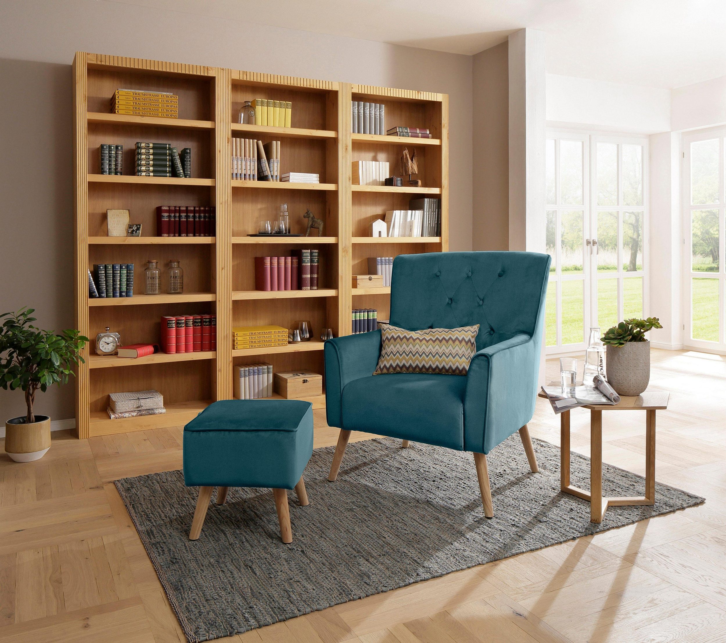 Home affaire Sessel MICHIGAN in petrol