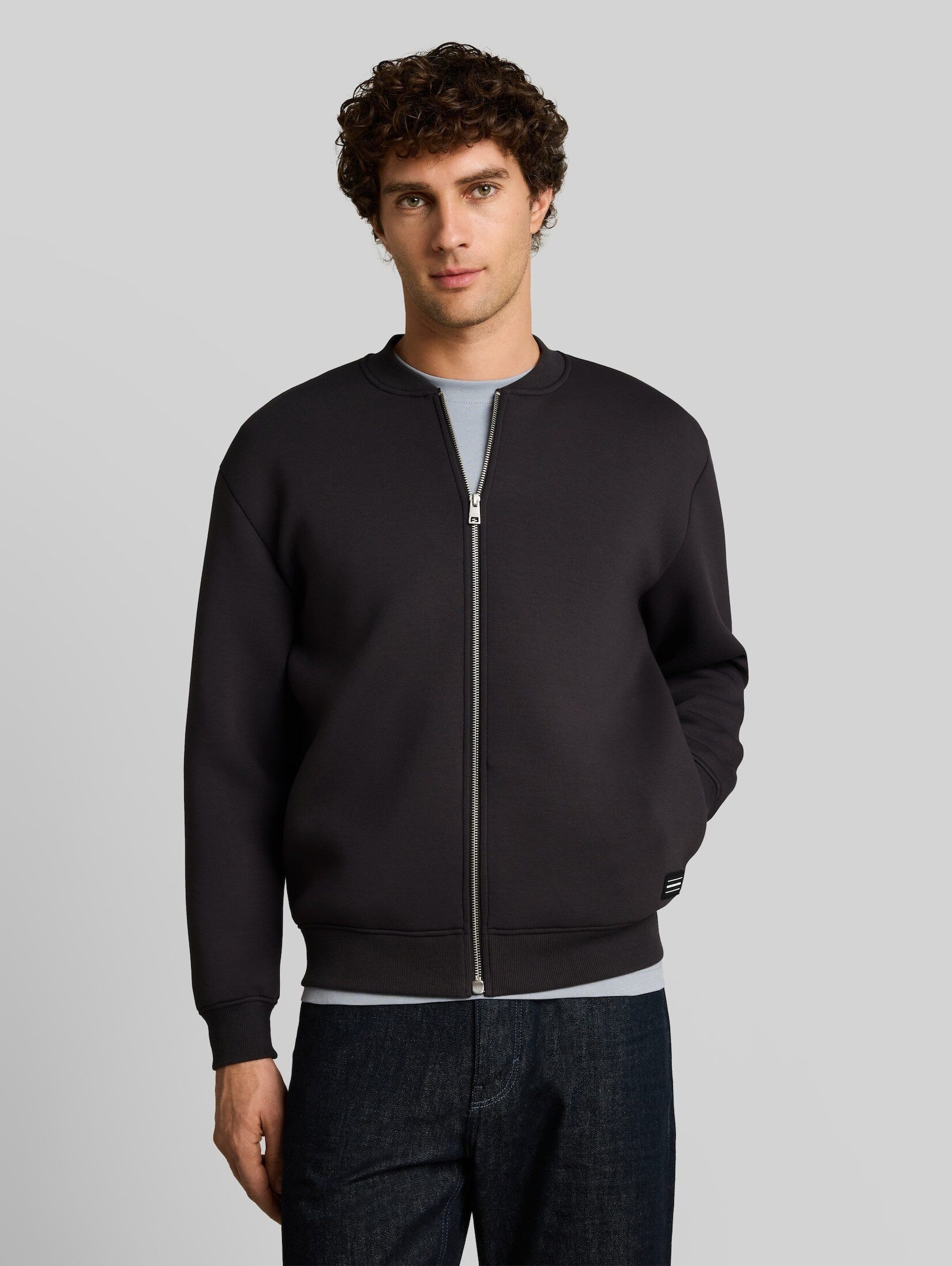 TOM TAILOR Denim Sweatjacke Strick & Sweatshirts Relaxed Fit Scuba Hoodie Sweatjacke
