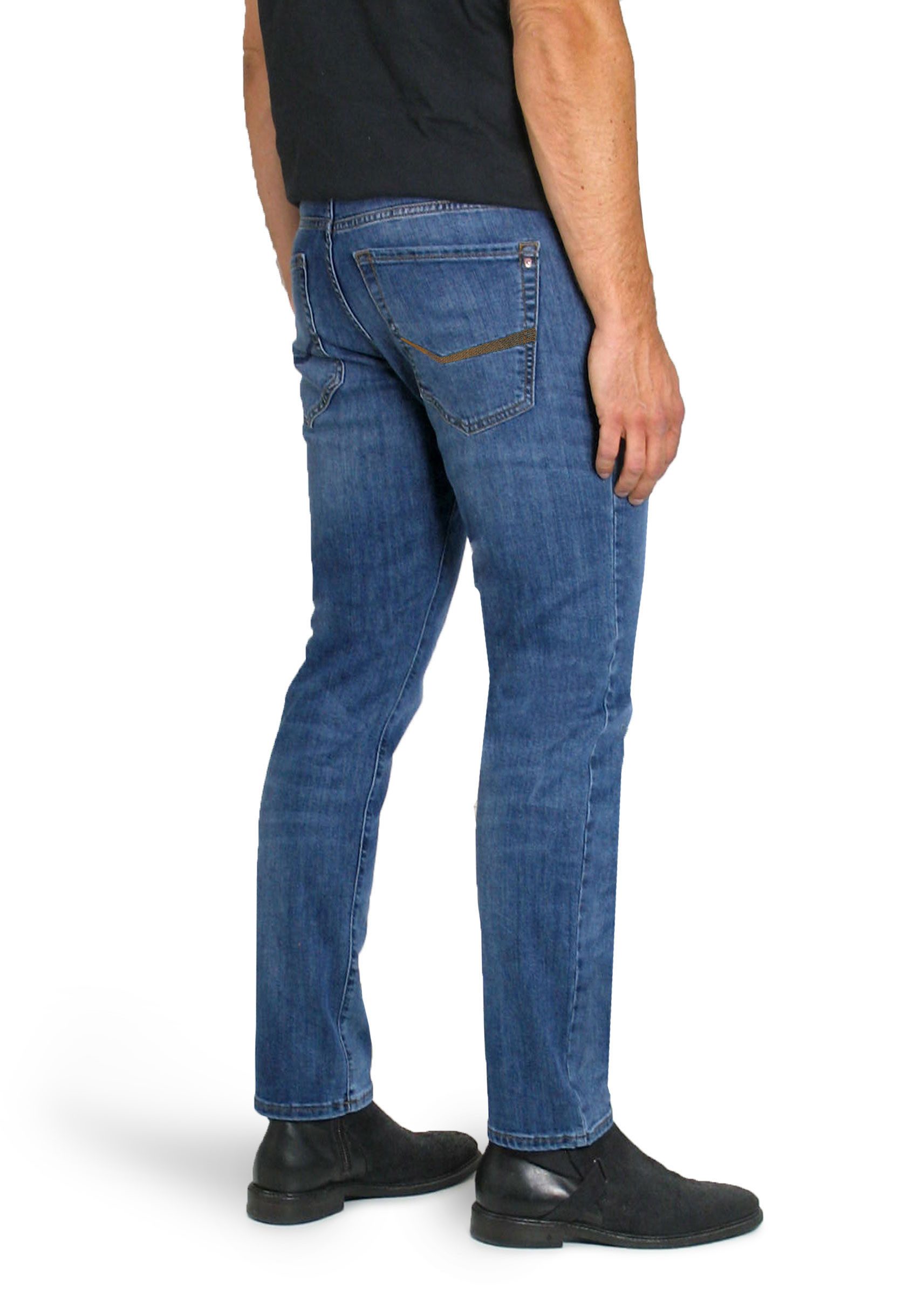 Pierre Cardin 5-Pocket-Jeans Lyon Tapered stabiler Denim mit hoher Elastizi günstig online kaufen
