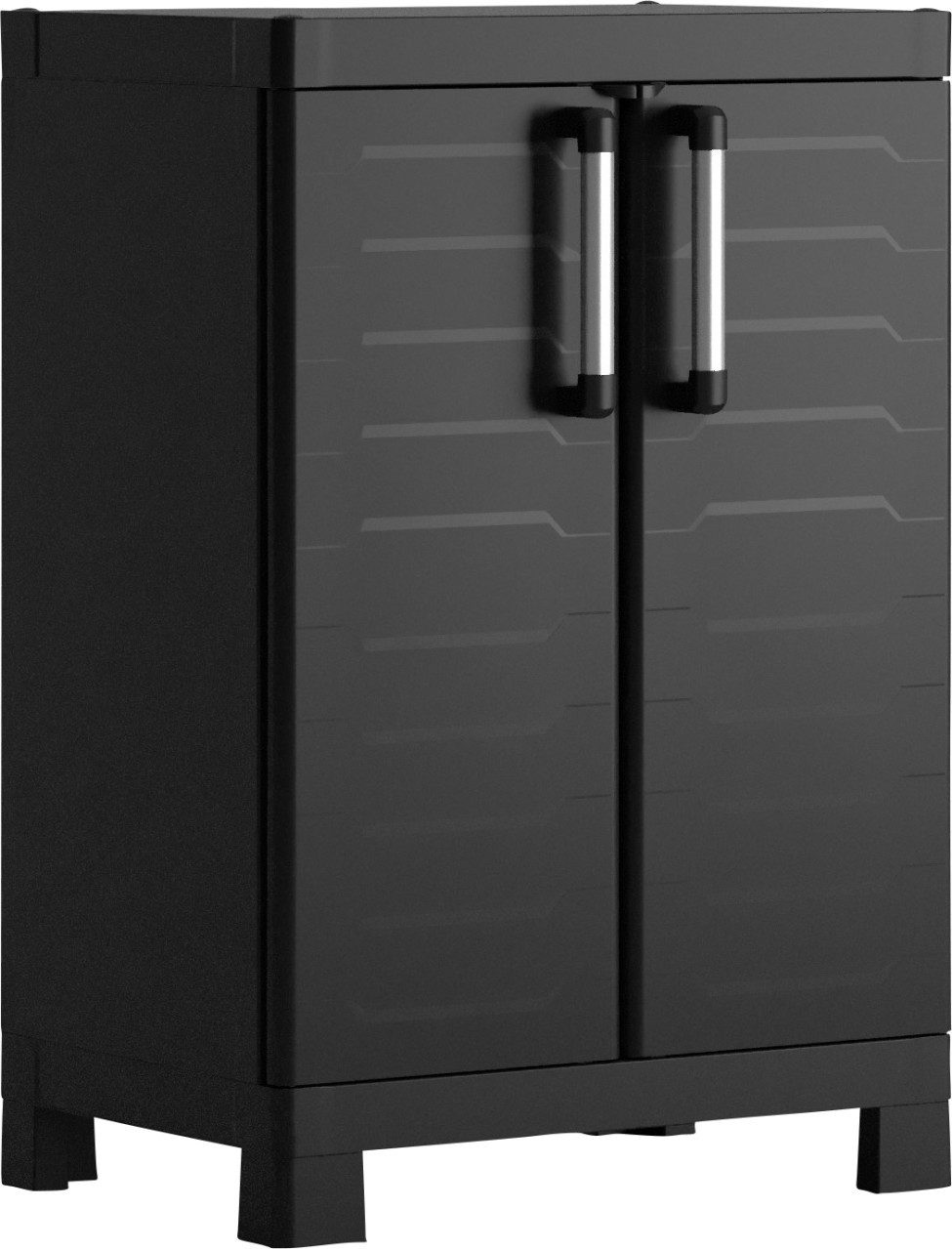 Keter Mehrzweckschrank Keter Kunststoffschrank Detroit niedrig 65 x 45 x