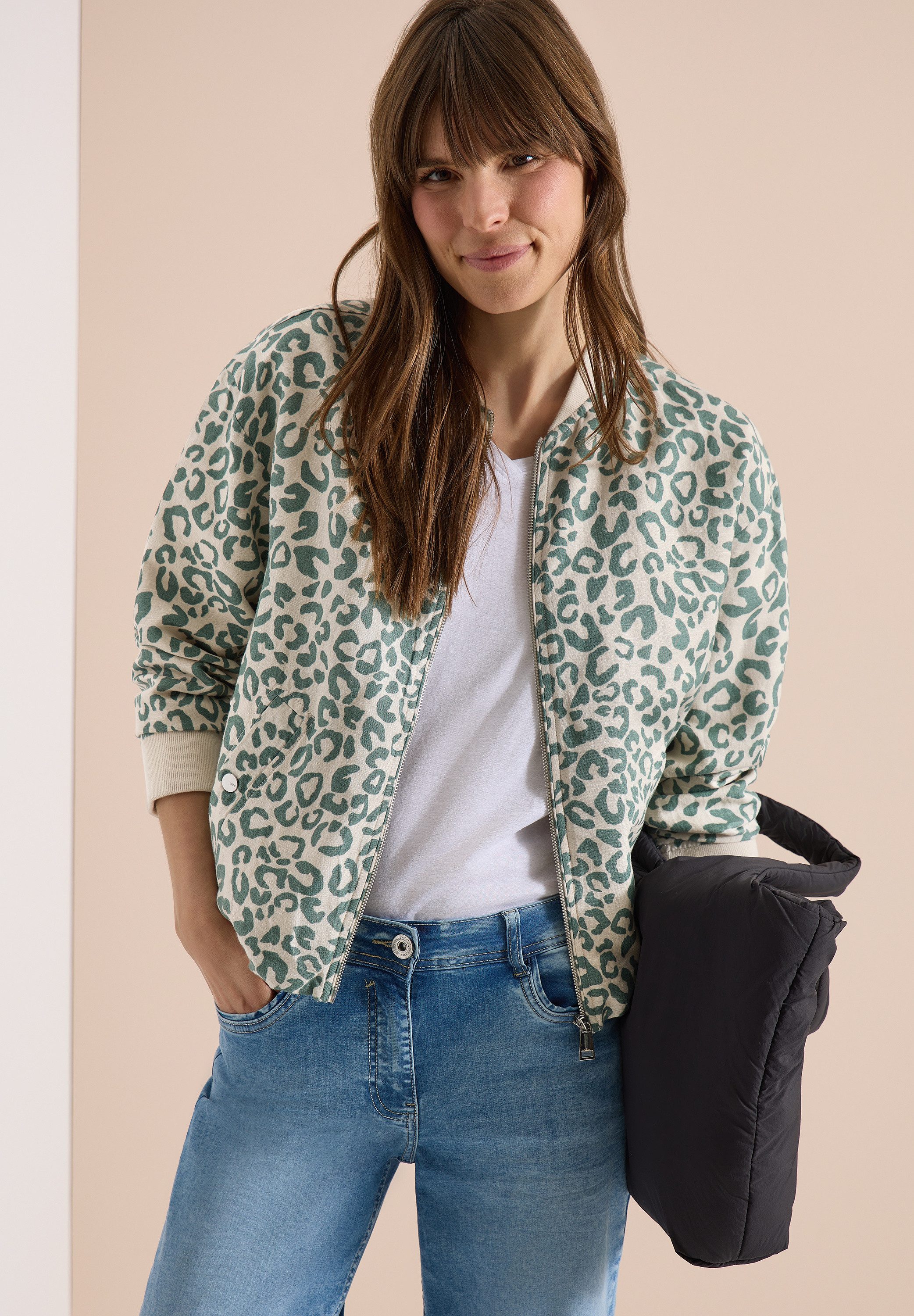 CECIL Kurzjacke mit Leomuster