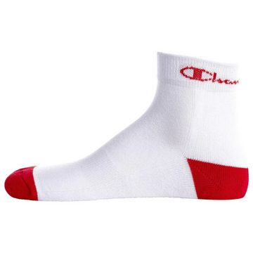 Champion Kurzsocken Unisex Socken, 3 Paar - Crew Socken, Logo