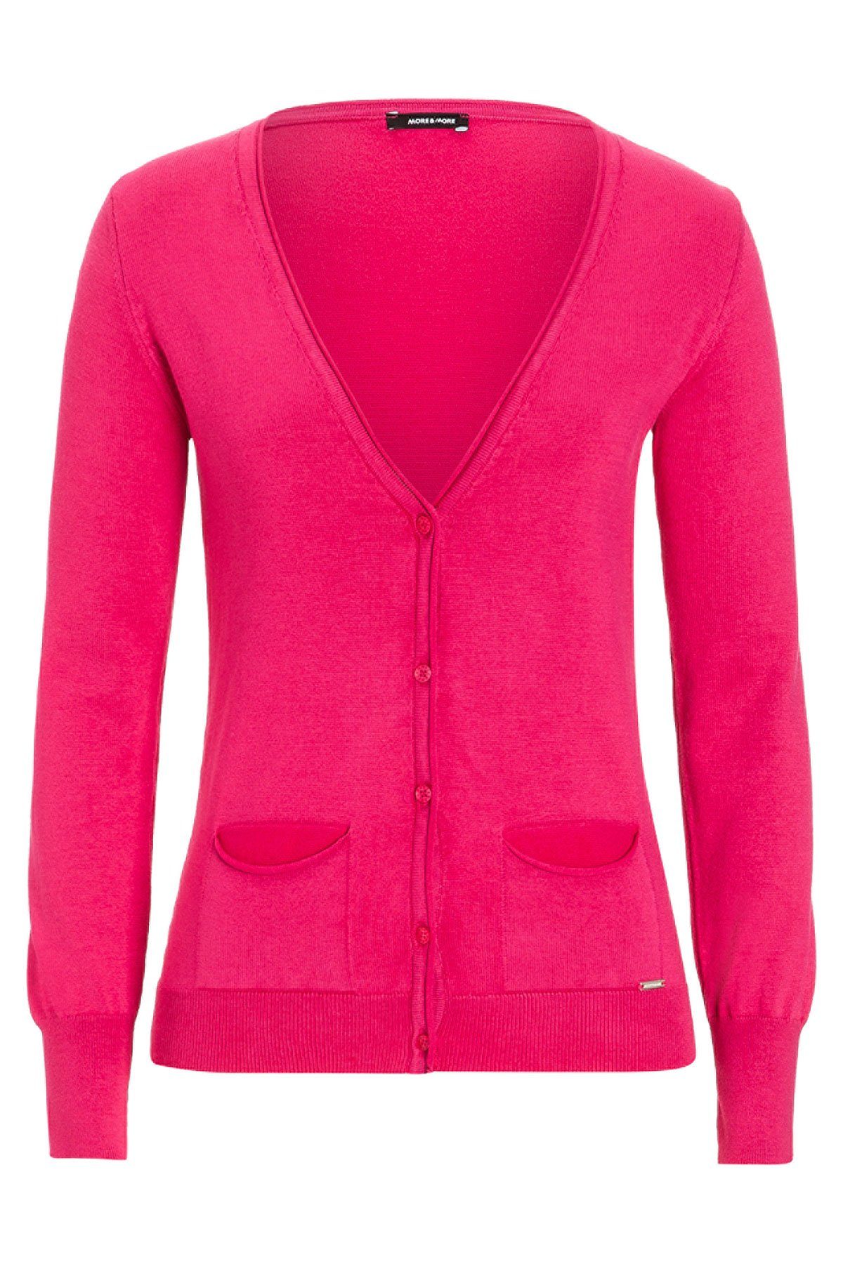 MORE&MORE Basic Cardigan, pink online kaufen OTTO