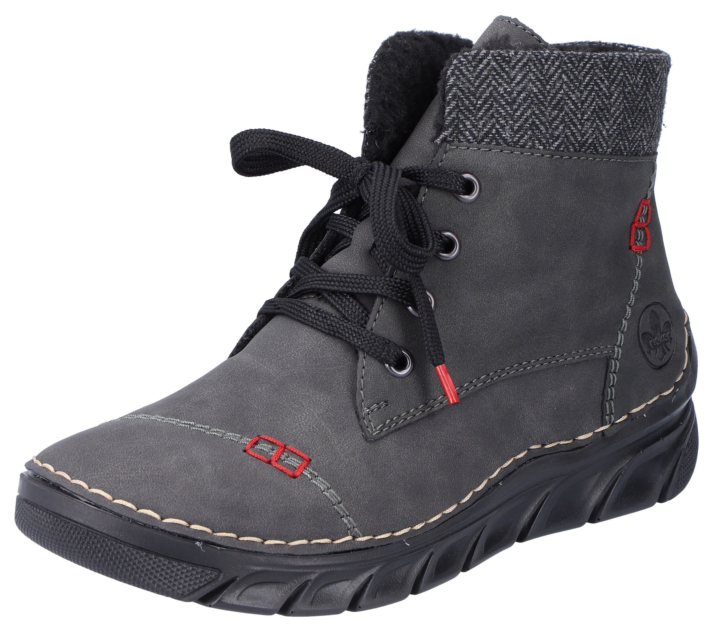 Rieker Winterboots Schnürboots, Stiefelette, Casual-Boots mit softem Schaft günstig online kaufen