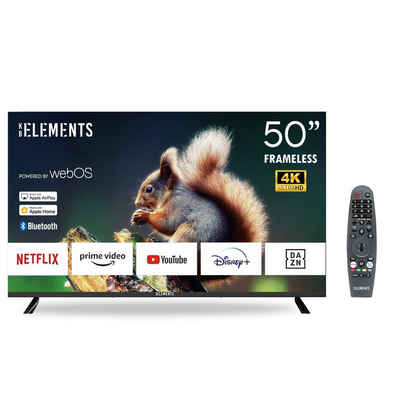 KB Elements ELT50WB5DE LED-Fernseher (127,00 cm/50 Zoll, 4K Ultra HD, Smart-TV, webOS, 4K, webOS, Frameless, Apple Airplay, Apple Home)