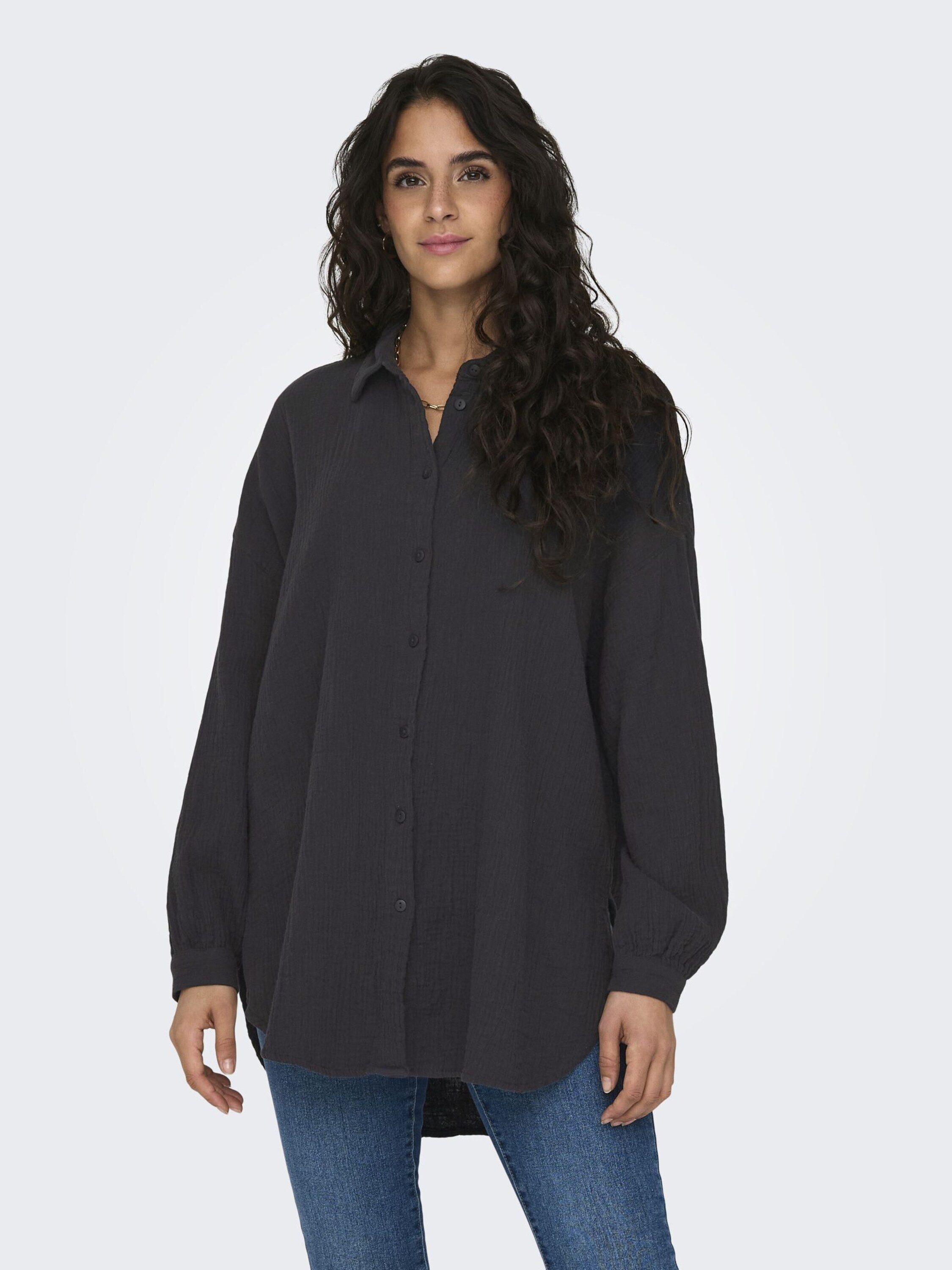 ONLY Funktionsbluse Thyra (1-tlg) Drapiert/gerafft
