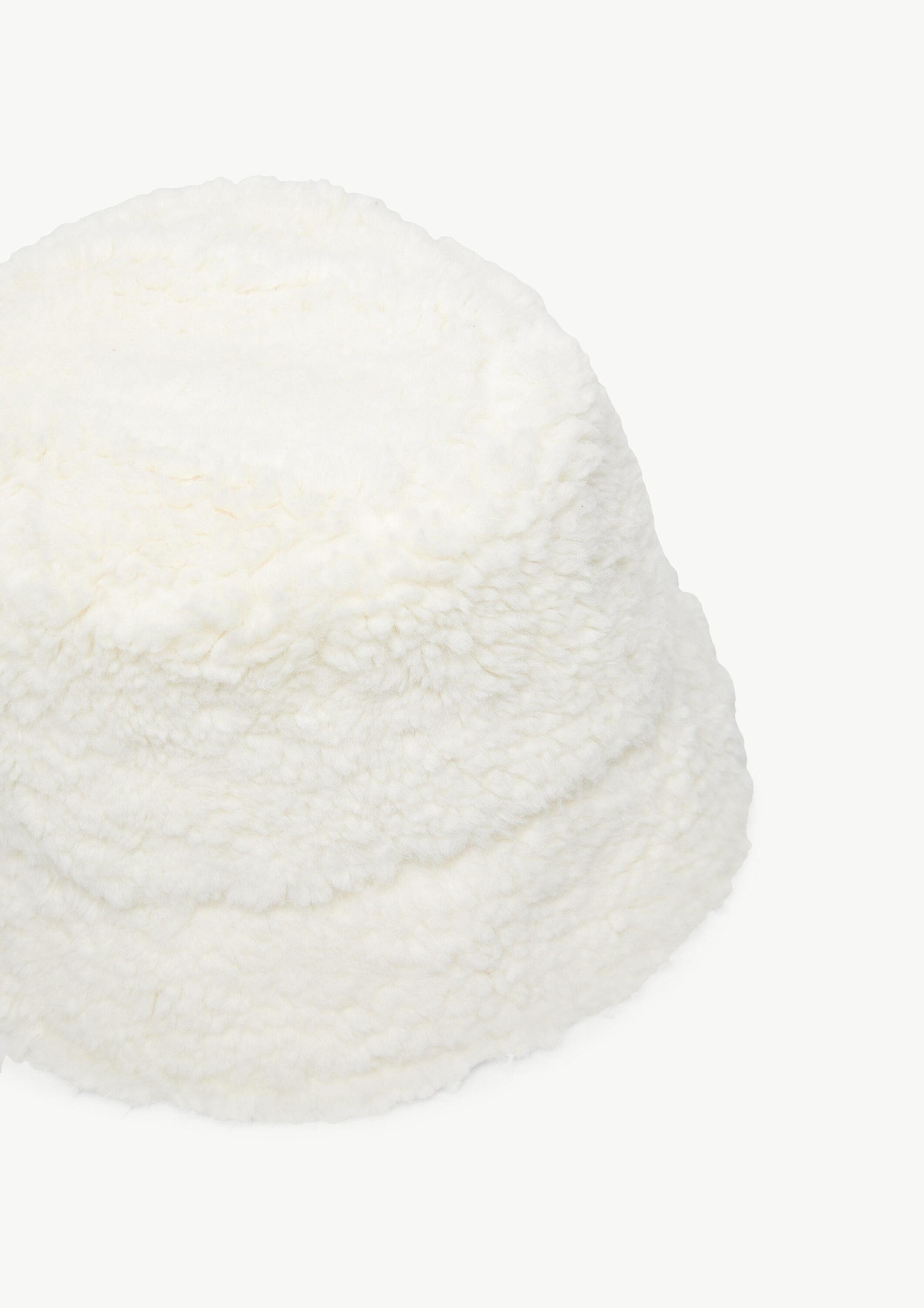 comma Filzhut Hut  Modischer Hut aus Teddyplüsch