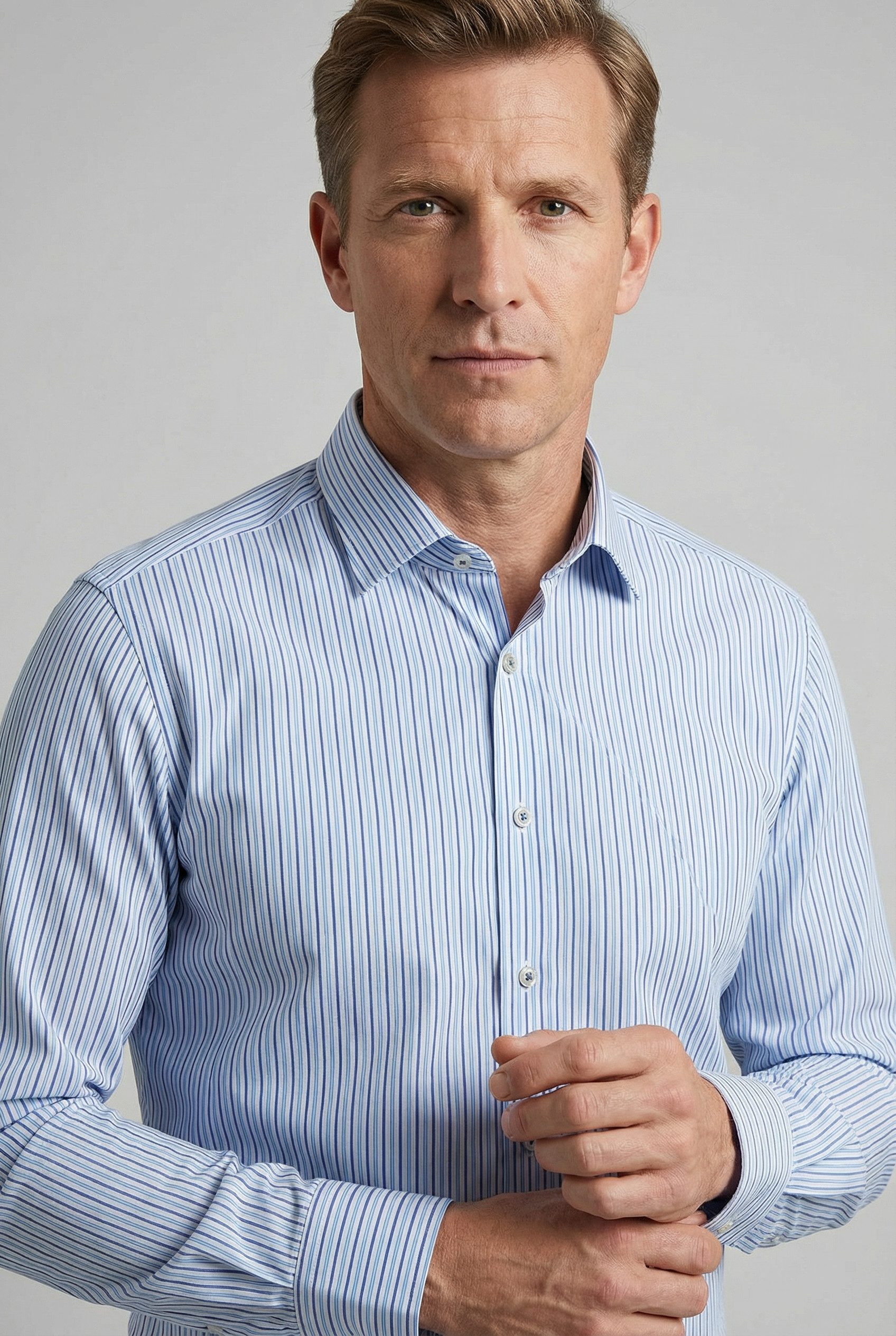 OLYMP Langarmhemd Level 5 Body fit, Kentkragen, Businesshemd