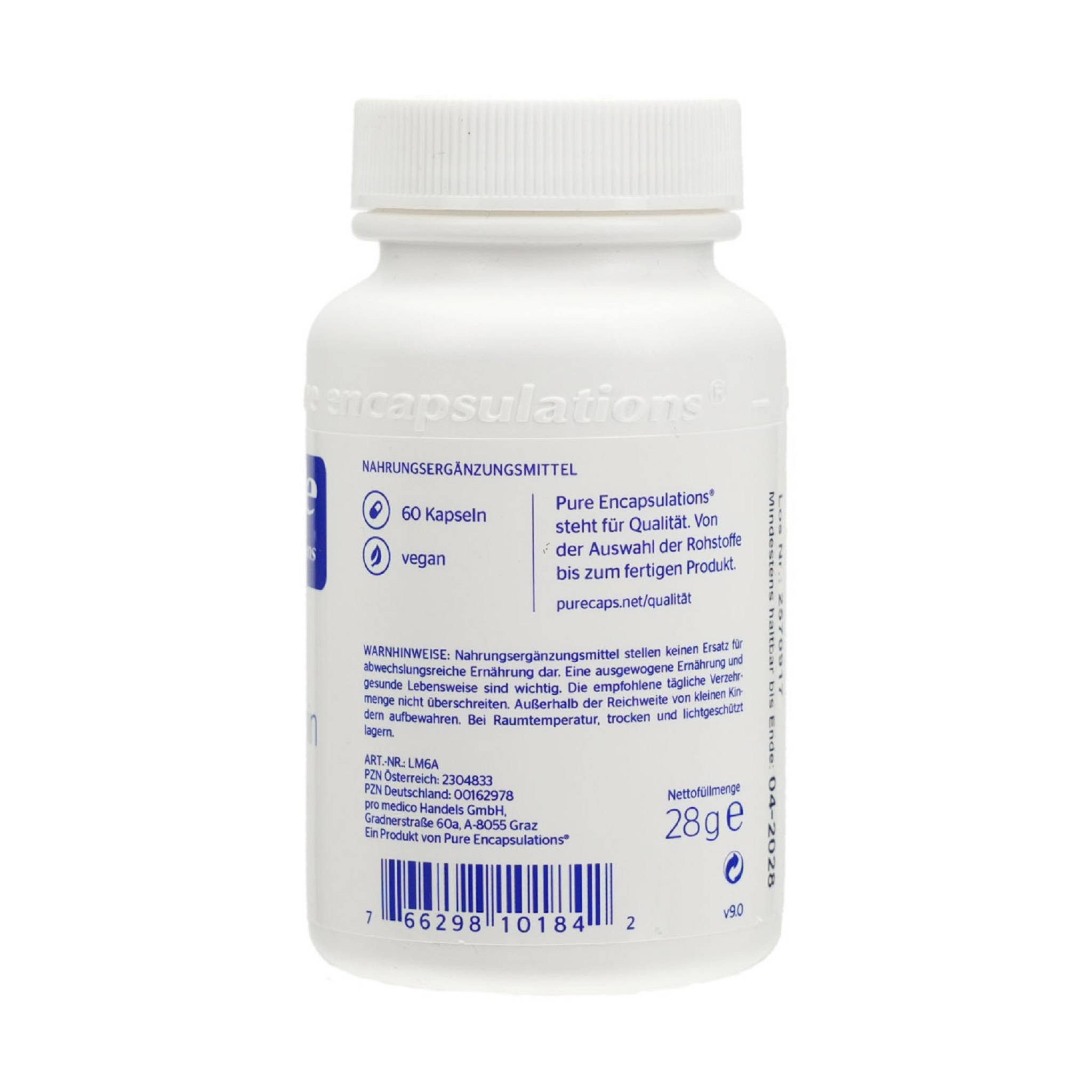 pro medico GmbH PURE ENCAPSULATIONS L-Methionin Kapseln Kapseln