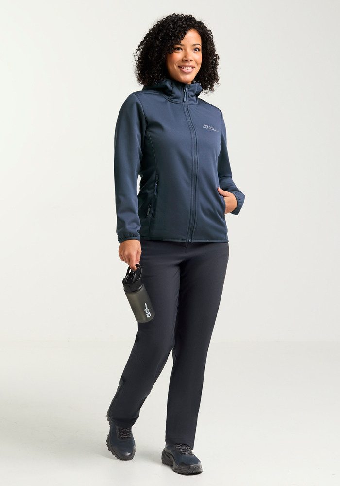 Jack Wolfskin Softshelljacke WINDHAIN HOODY W