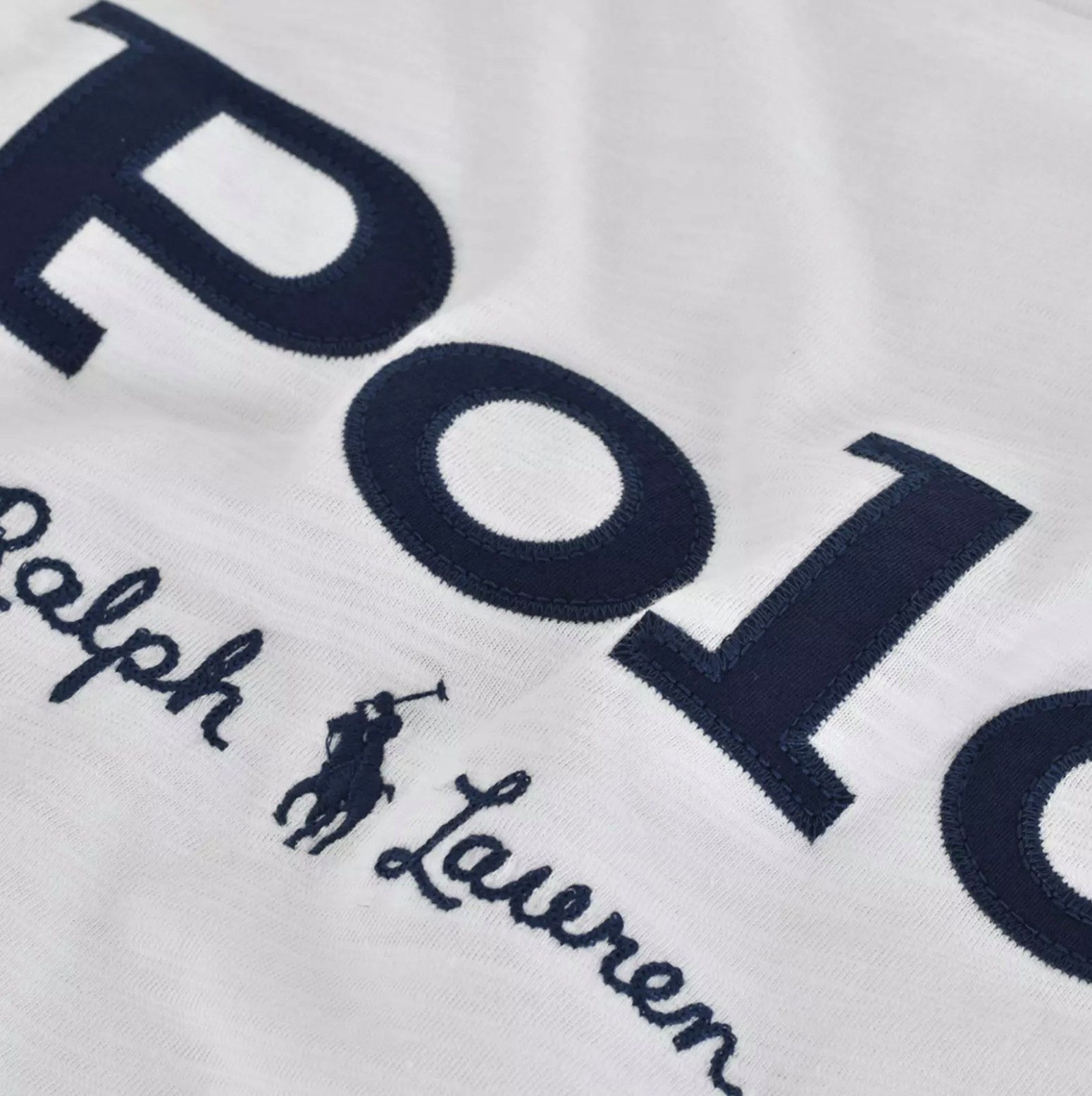 Polo Ralph Lauren T-Shirt Retro Signature Logo L Hochwertiges Baumwolljersey. Weich, atmungsaktiv,langlebig