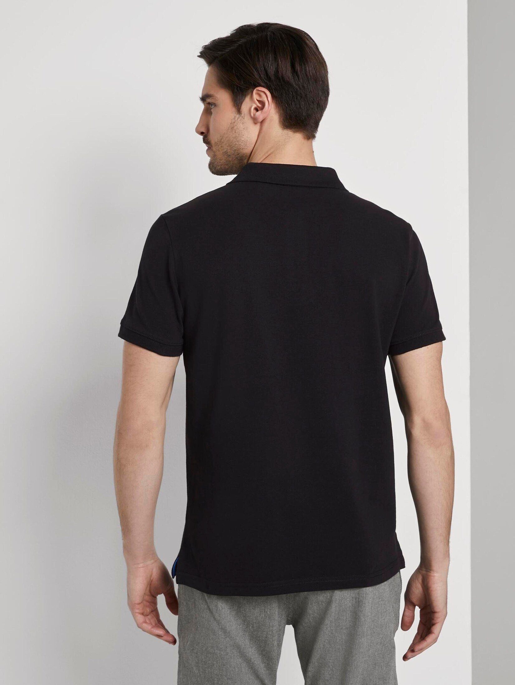 TOM TAILOR Poloshirt Poloshirts Piqué Poloshirt aus Baumwolle