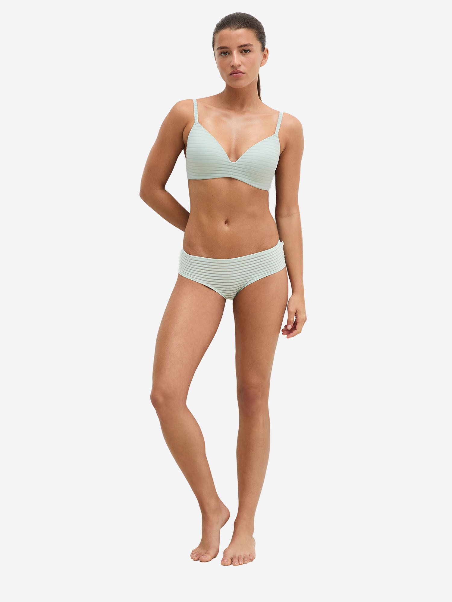 Marc O'Polo Hipster Second Skin Jacquard Hipsterslip, Hüftslip, Unterwäsche