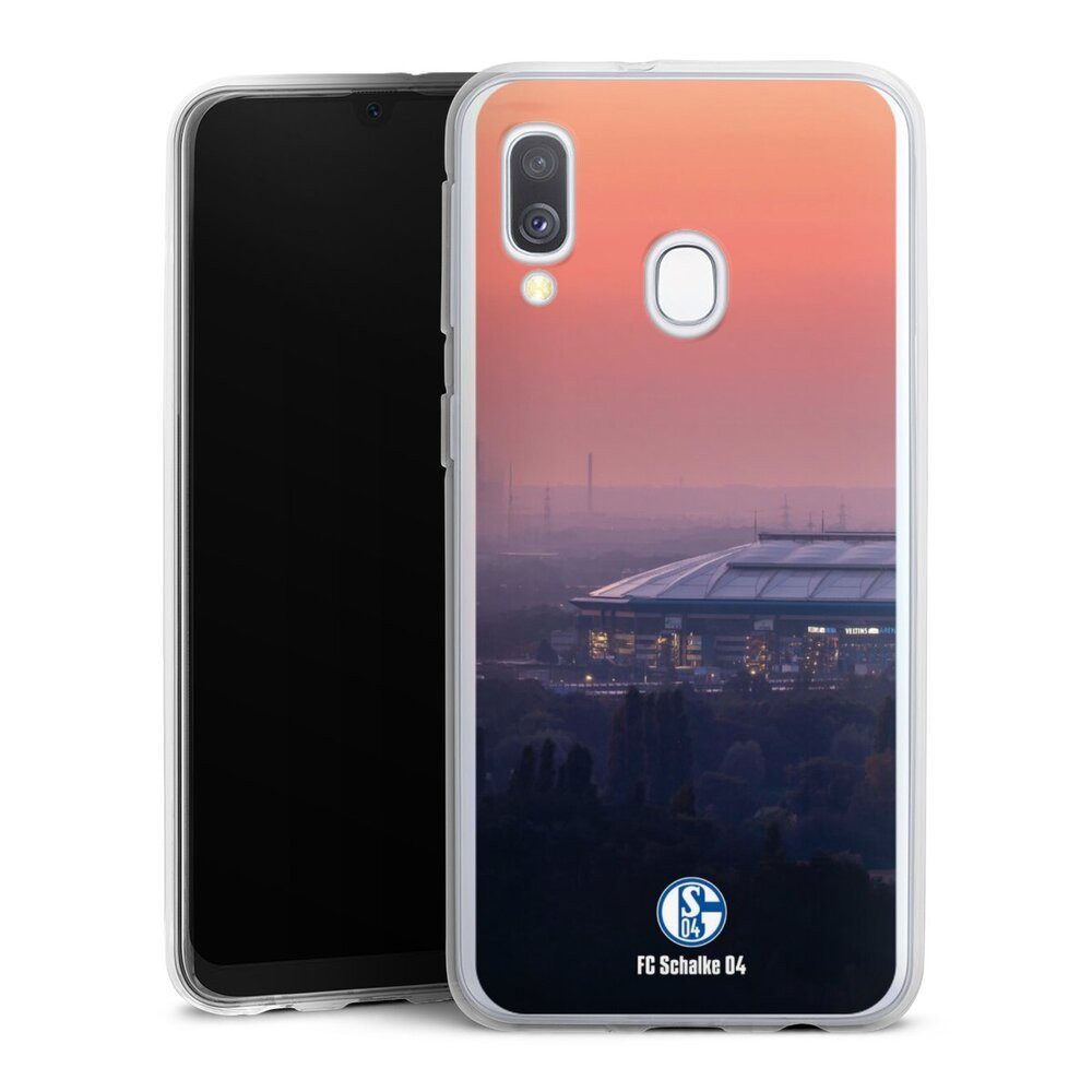 DeinDesign Handyhülle Stadion FC Schalke 04 Offizielles Lizenzprodukt Schalke 04 Stadion, Samsung Galaxy A40 Silikon Hülle Bumper Case Handy Schutzhülle