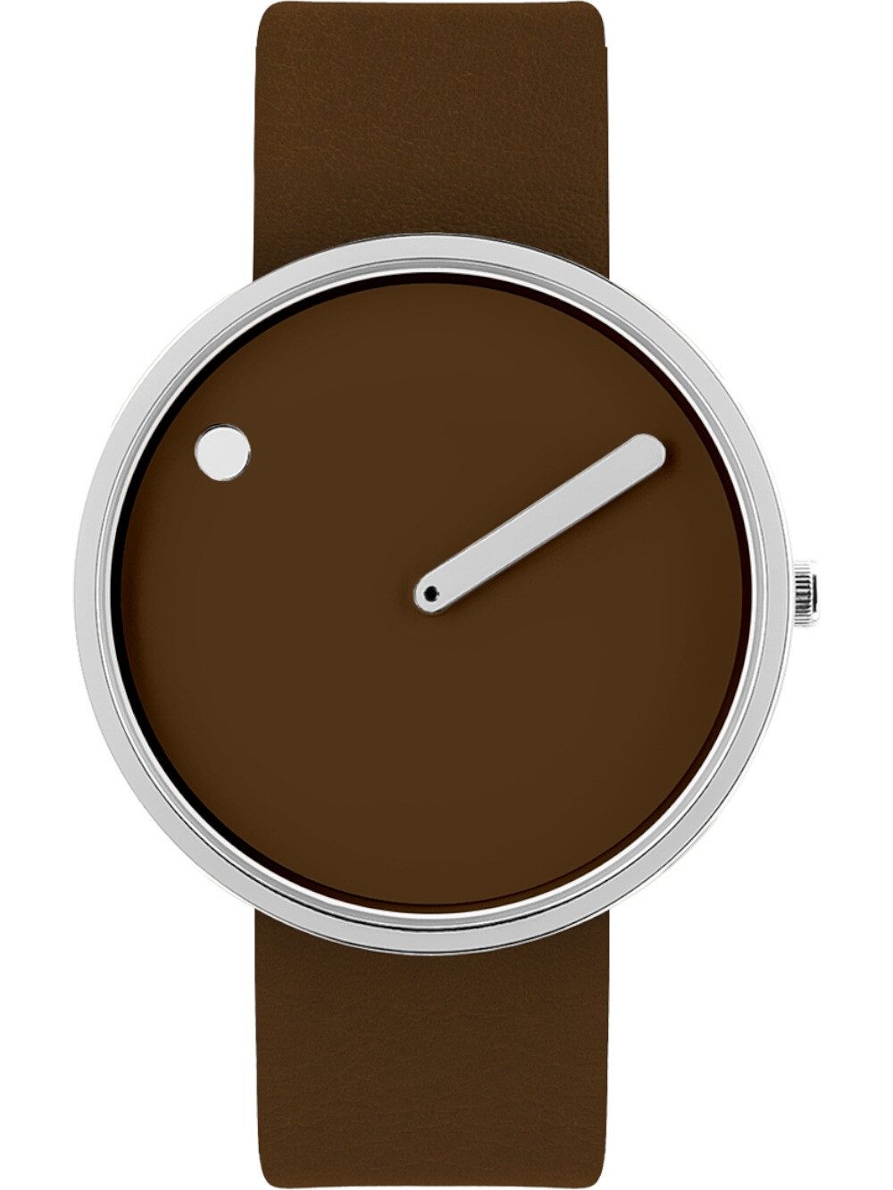 PICTO Quarzuhr Picto 43324-4720S Herrenuhr Chocolate Brown 40mm 5ATM Picto 43324-4720S Herrenuhr Chocolate Brown 40mm 5ATM