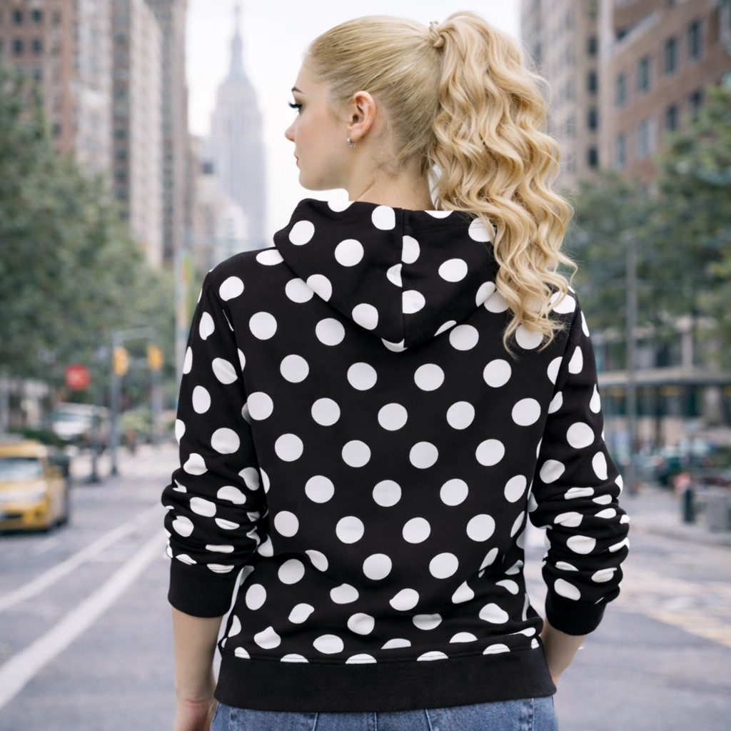 NexGenOutfits Fleecepullover Damen Fleece Kapuzenpullover Pulli Sweatjacke