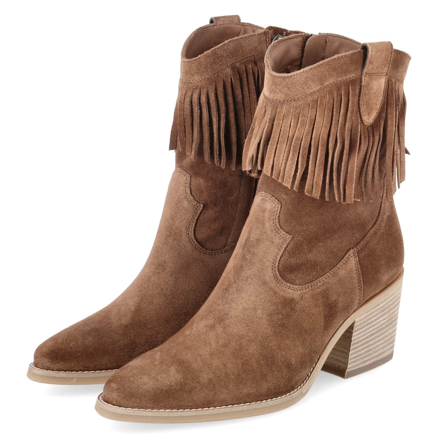 Paul Green Paul Green 8249-009 Damen Rauleder braun Westernstiefel günstig online kaufen