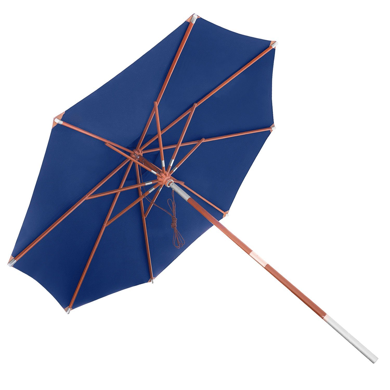 anndora-sonnenschirm Sonnenschirm 3m rund Knickbar Dreh-Kipp-Mechanismus, günstig online kaufen