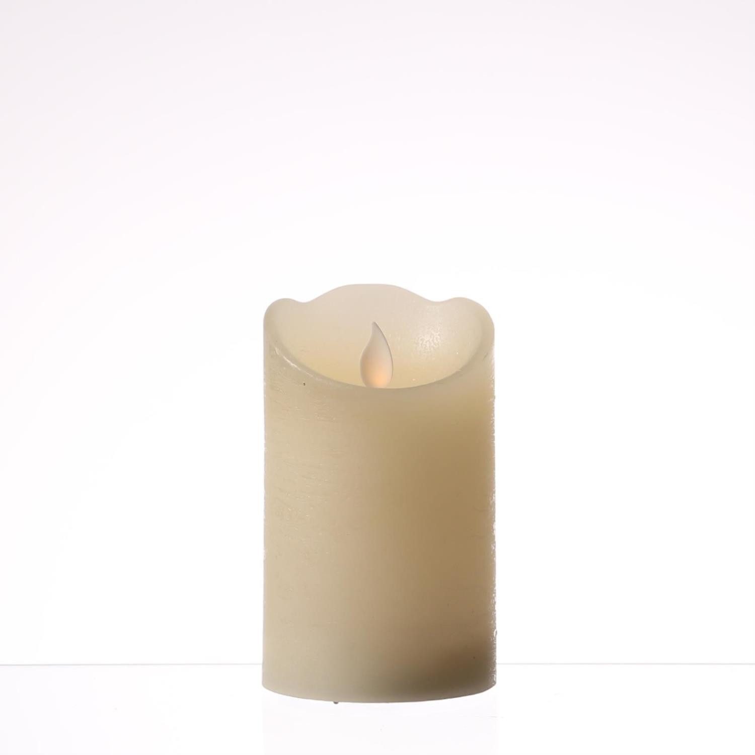 MARELIDA LED-Kerze mit beweglicher Flamme Echtwachs günstig online kaufen