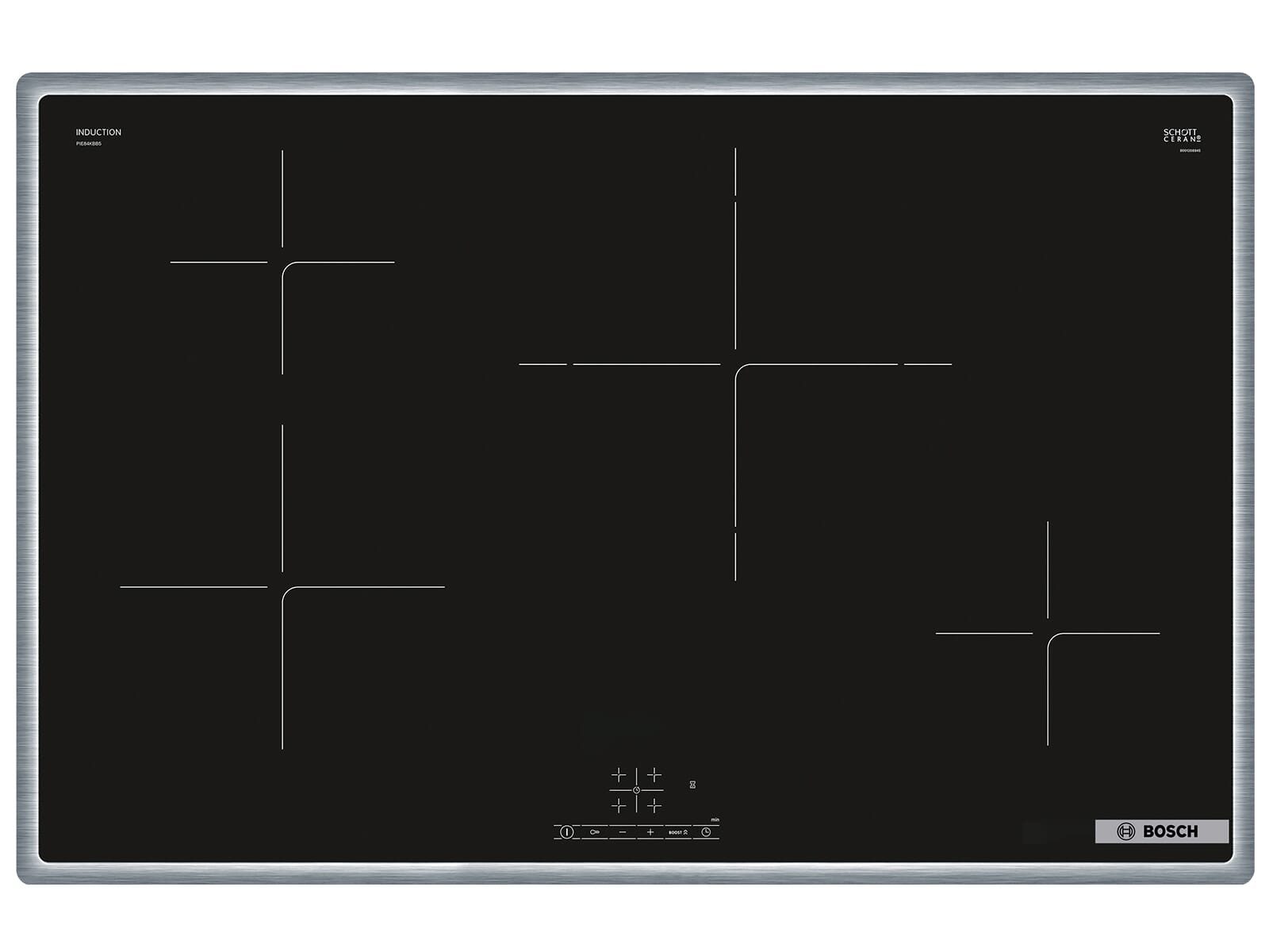BOSCH Backofen-Set, mit Teleskopauszug nachrüstbar, Pyrolyse-Selbstreinigung, Timer, TouchControl-Bedienung