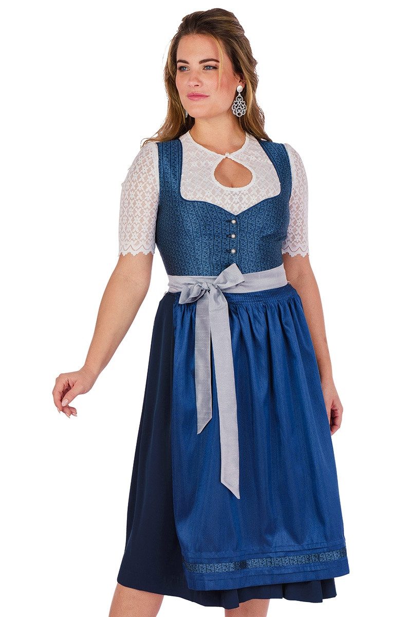 Dirndl Midi Dirndl 2tlg. - ANTONIA - jeans/navy/marine
