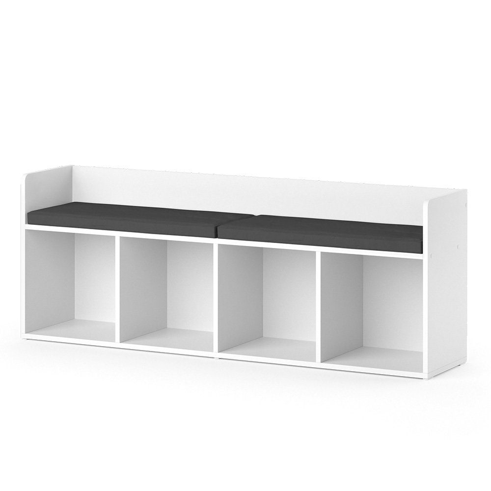 Vicco Sitzbank Luigi, Weiß, 142.4 x 53.4 cm Ohne Faltboxen (1-St)