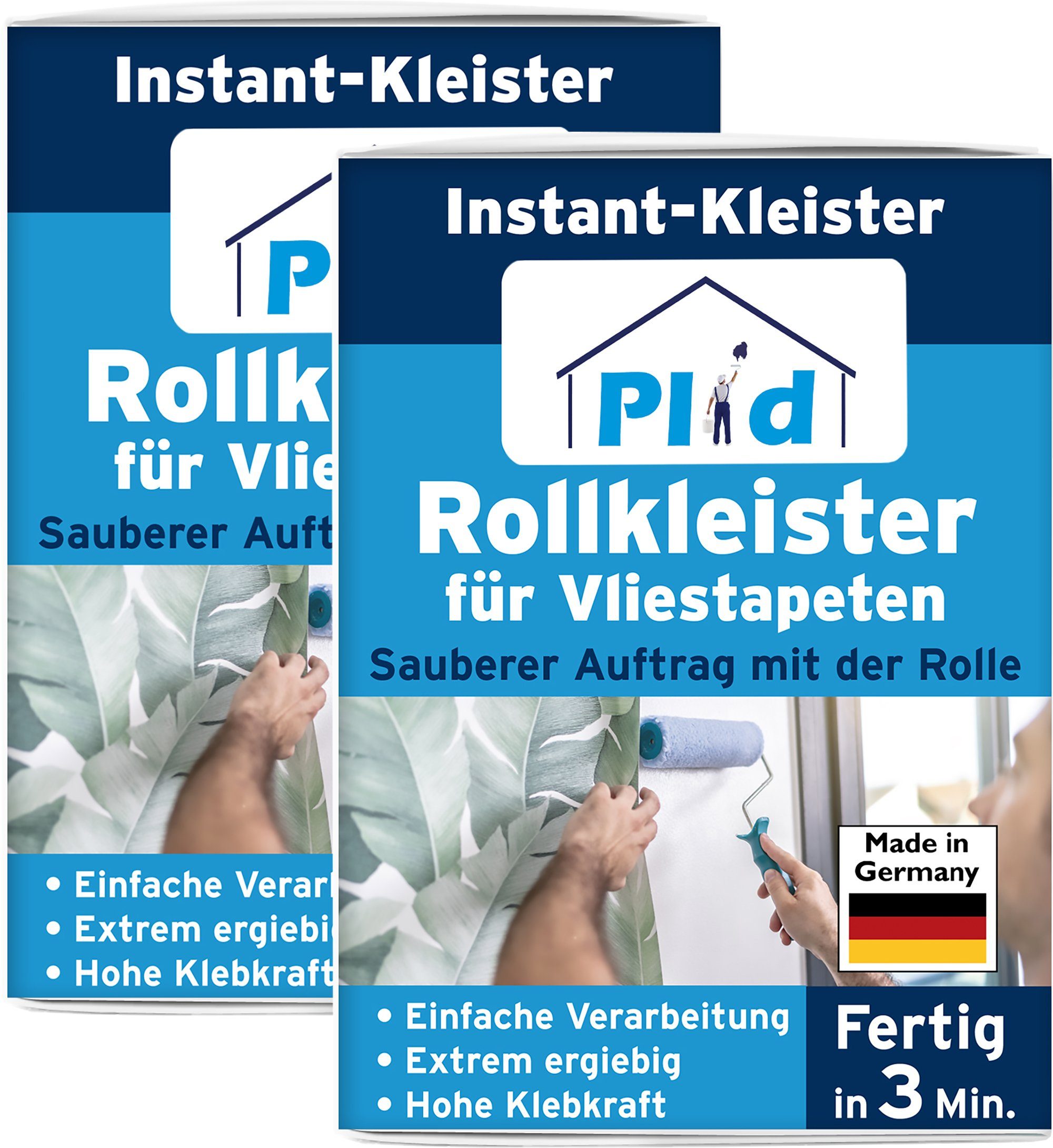 plid Kleisterroller Rollkleister Kleister Tapetenkleister Vliestapetenkleister Tapetenleim (2-St), Kleister, Rollkleister, Tapetenkleister, Vlieskleber, Vlieskleister