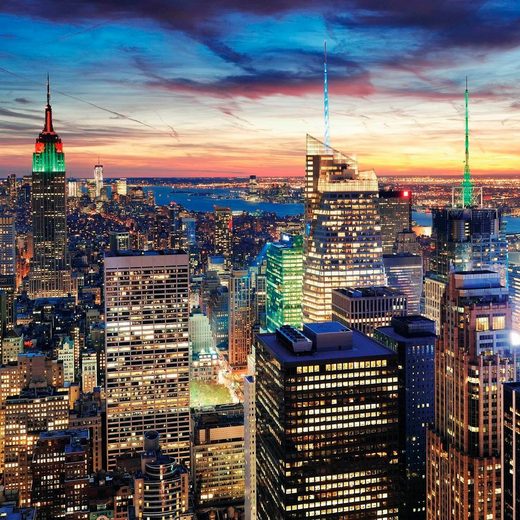 Leinwandbild »NY Skyscraper Sunset«, 100/100 cm | OTTO