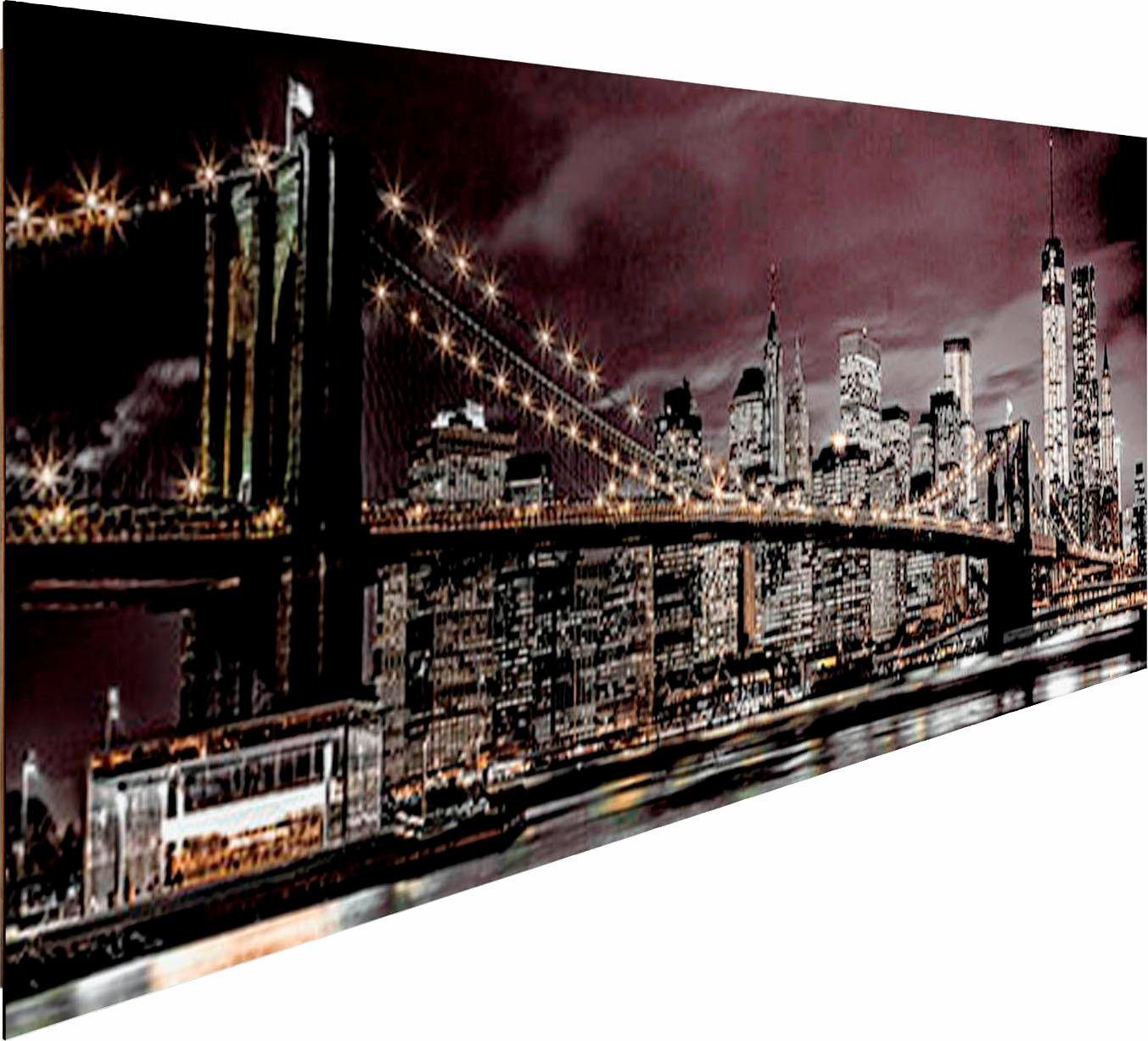 Reinders! Deco-Panel »New York bei Nacht«, 156/52 cm-kaufen