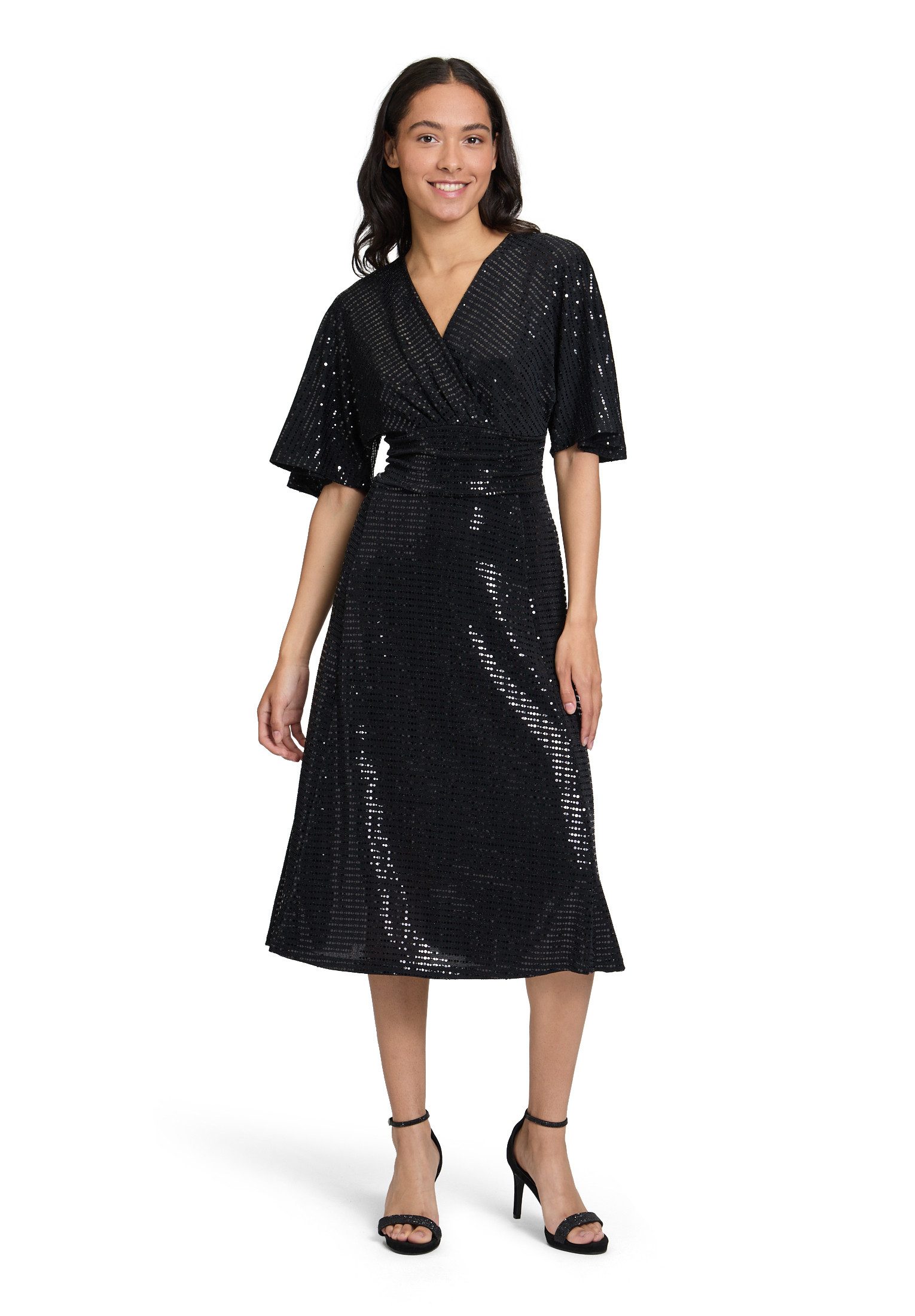 Vera Mont Cocktailkleid Damen Cocktailkleid im Glitzer-Look