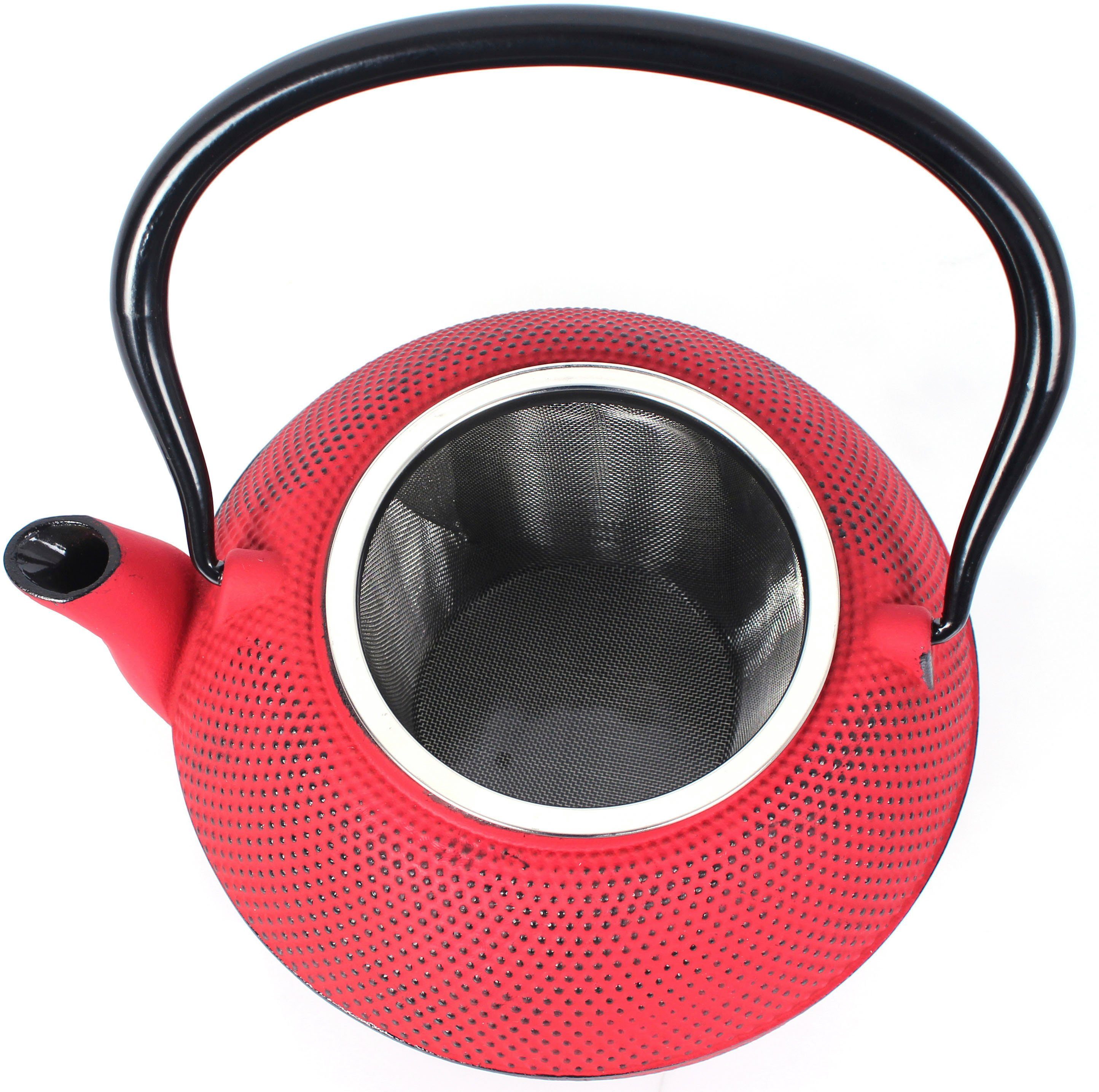 ECHTWERK Teeservice (4-tlg), 2 Personen, Gusseisen, Gusseisen, im Vintage-Design, 1,1 Liter, mit abnehmbarem Sieb