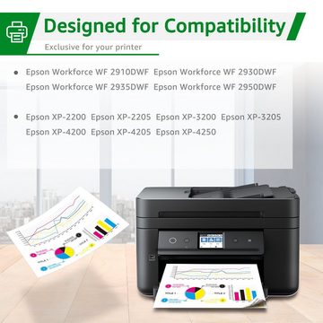 Greensky 4 Packungen 604XL Druckerpatronen Kompatible für EPSON 604 XL Tintenpatrone (Expression Home XP-2205)