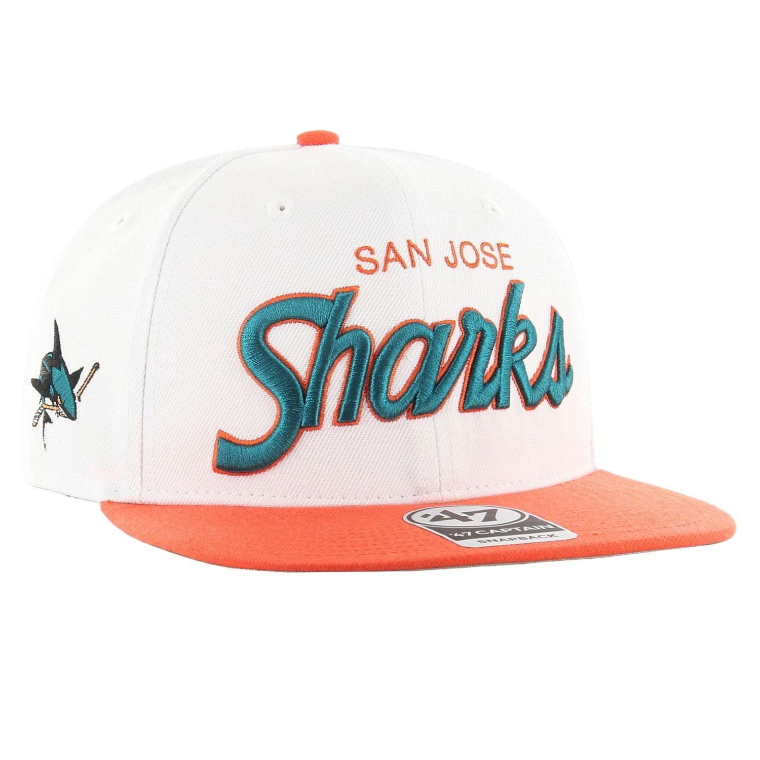 '47 Brand Snapback Cap Captain SURE SHOT San Jose Sharks