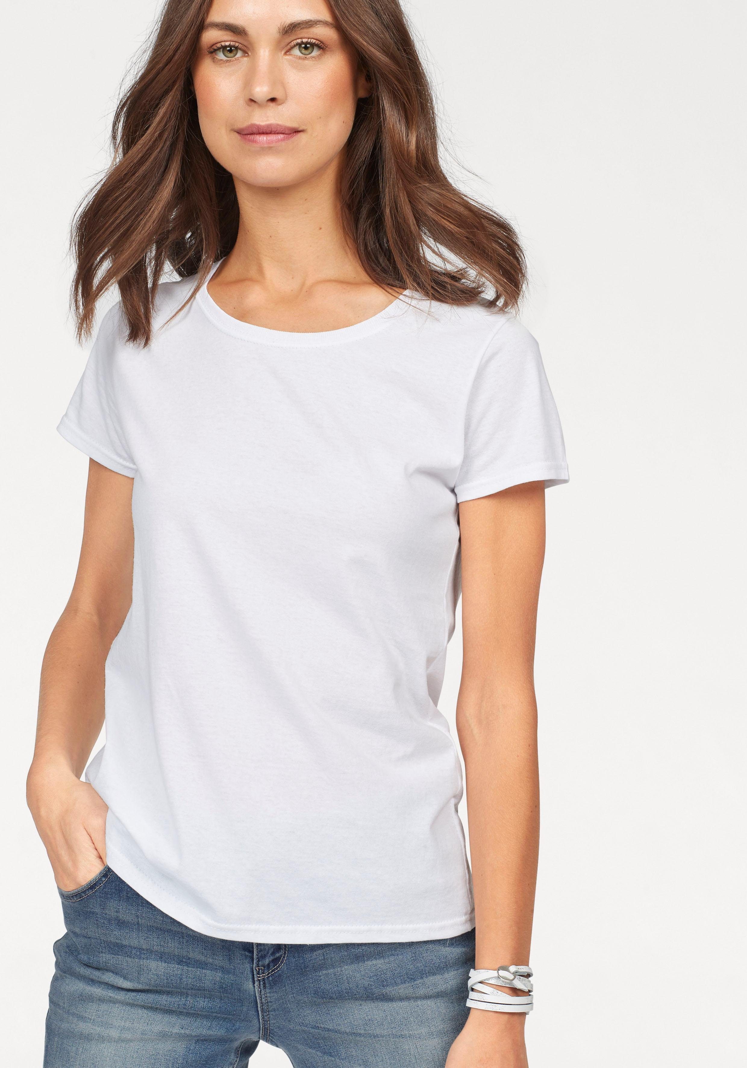 Fruit of the Loom Rundhalsshirt (Packung, günstig online kaufen