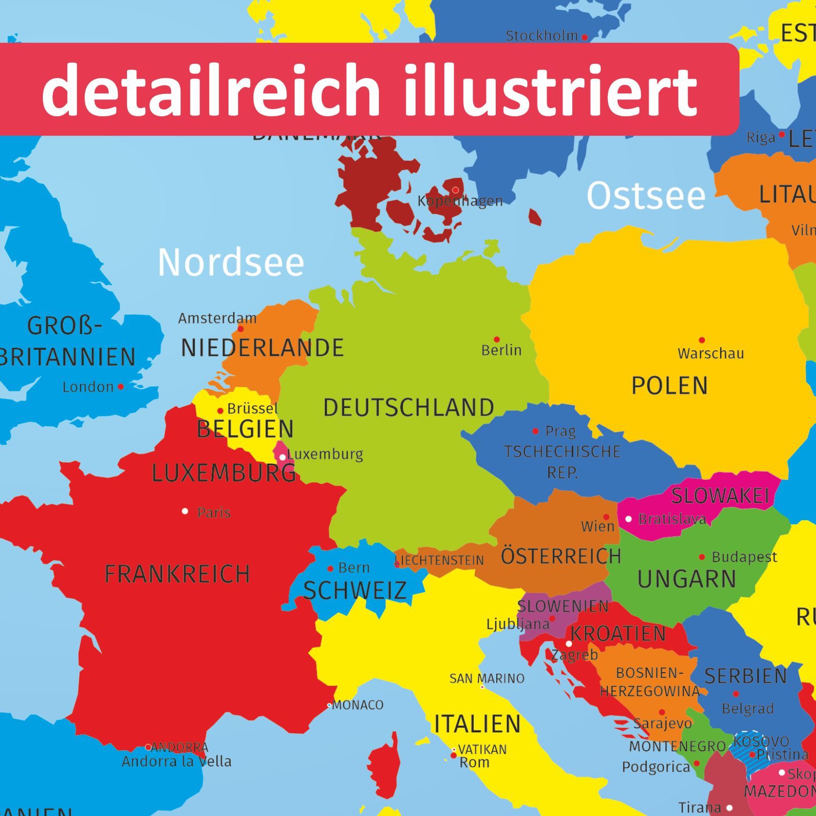 nikima Platzset Europa, (1-St) günstig online kaufen