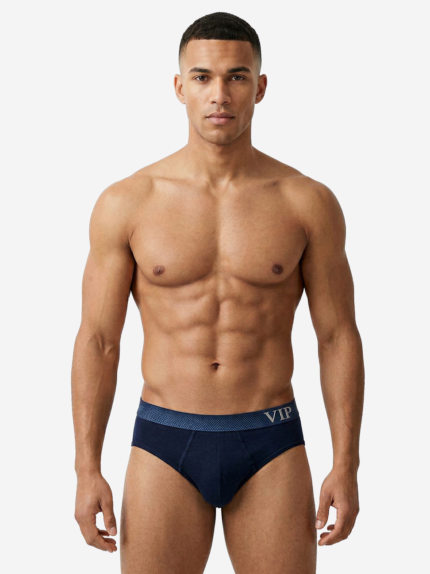 VIP Slip Premium Jersey Stretch - 6er Set - klassische Unterhosen (6-St) Unterwäsche Männer Herren Uni Baumwoll-Mix (95% Baumwolle) 6-Pack – Bild 2 von 5