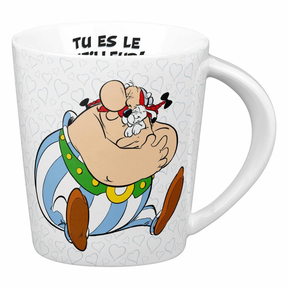 Könitz Becher Tu es le meilleur, Französisch, 380 ml, Porzellan