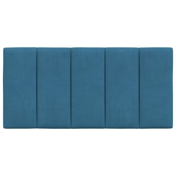 vidaXL Kopfteil Kopfteil-Kissen Blau 100 cm Samt, (1 St)