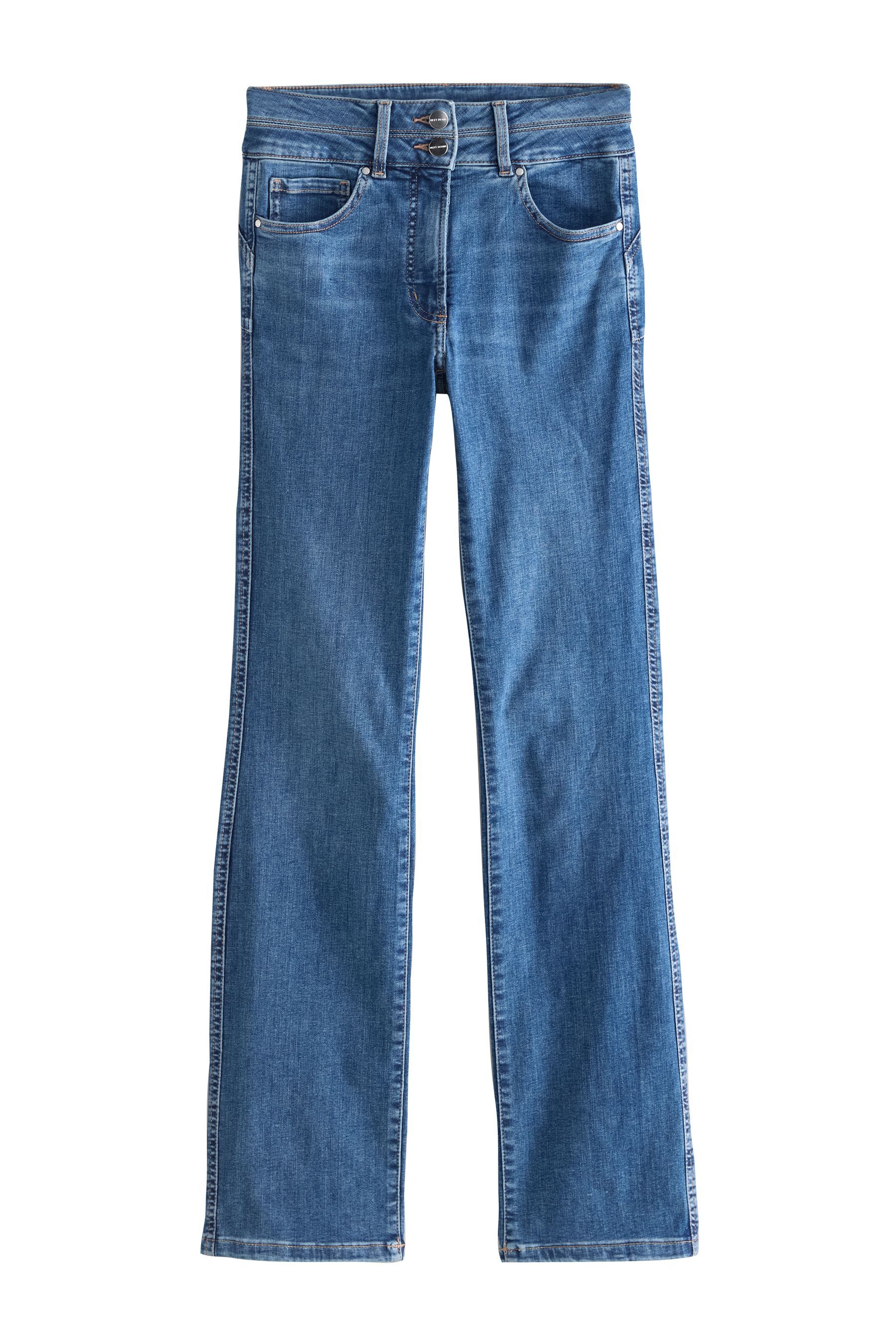 Next Push-up-Jeans Lift, Slim And Shape Bootcut-Jeans, Kurzgröße (1-tlg)