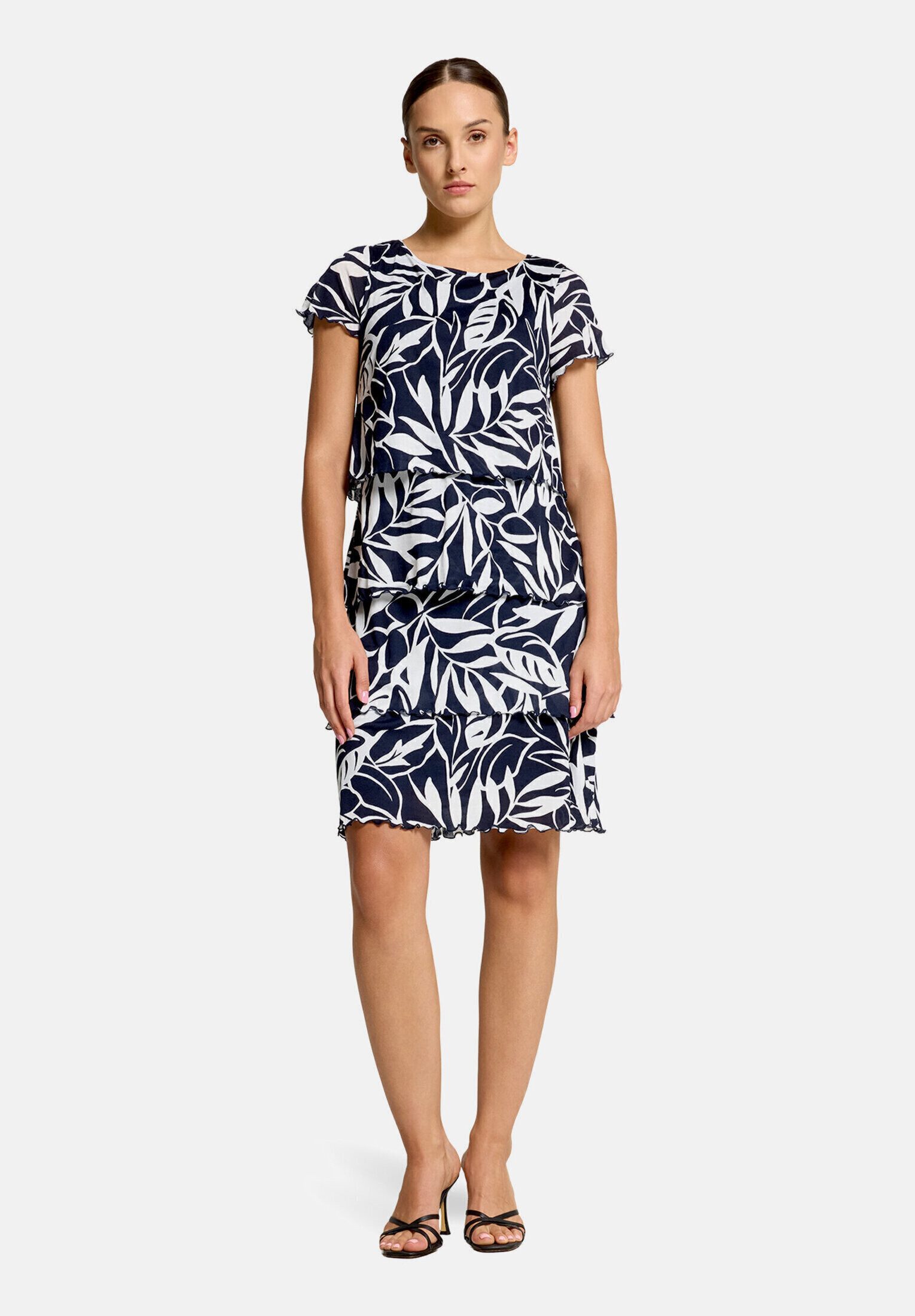Betty Barclay Sommerkleid Damen mit U-Boot-Ausschnitt Druck